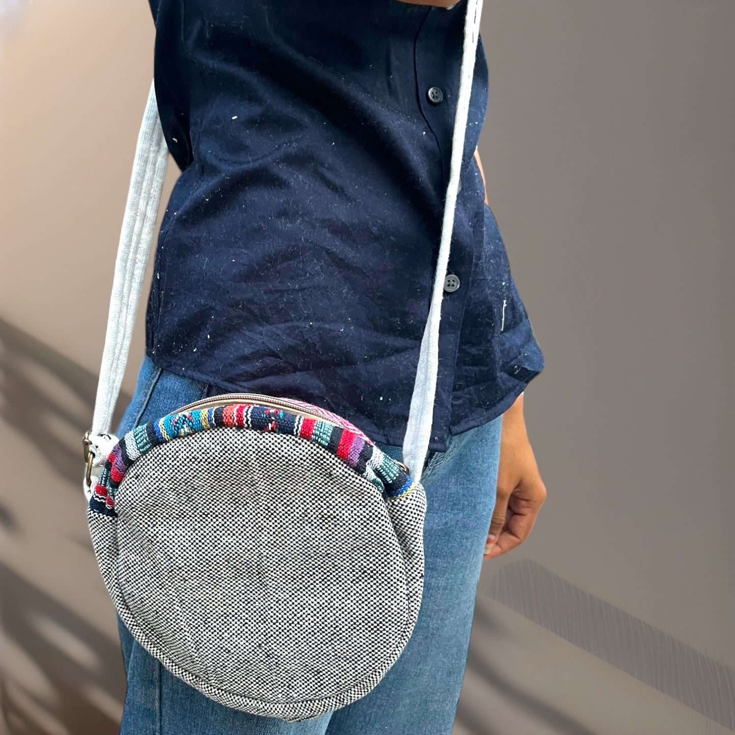 Round Sling Bag