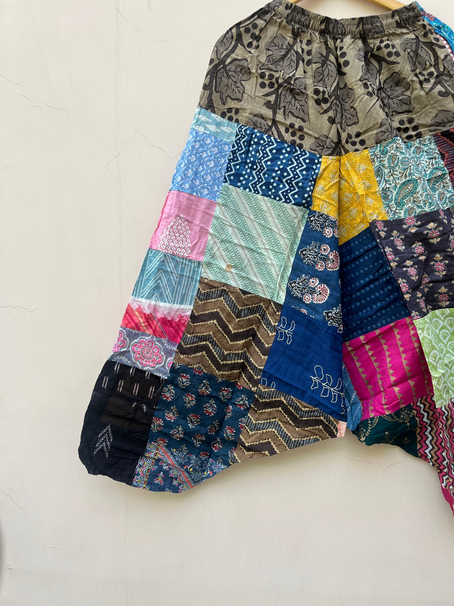 Patchwork Harem Pant