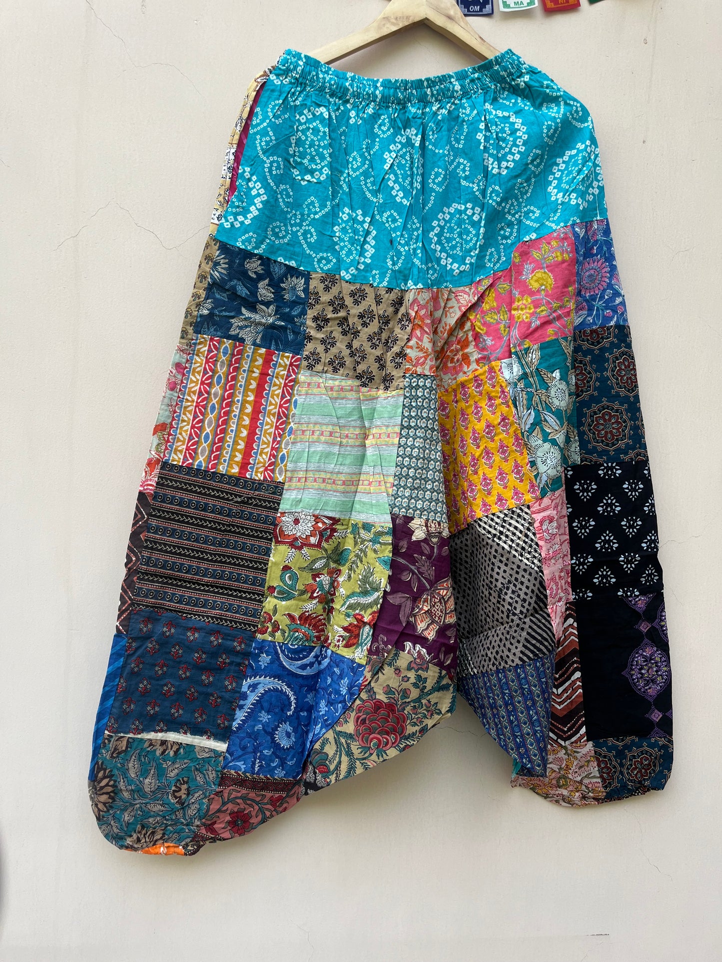 Patchwork Harem Pant