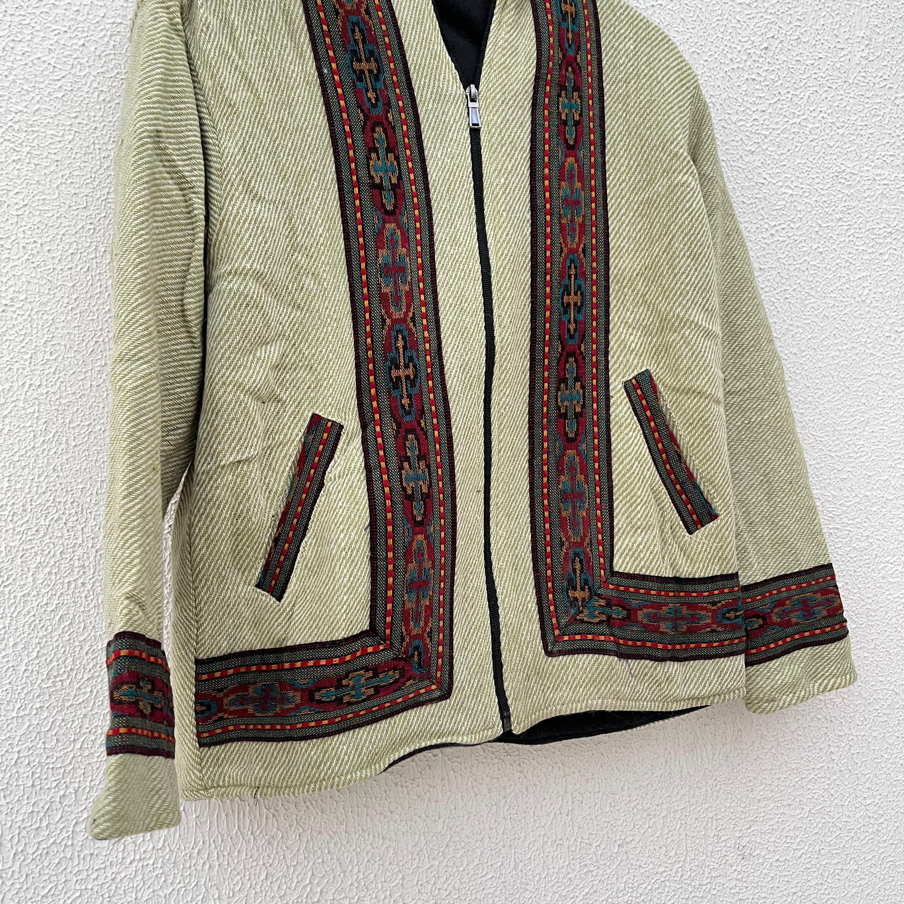 Himachali Jacket - Light Green