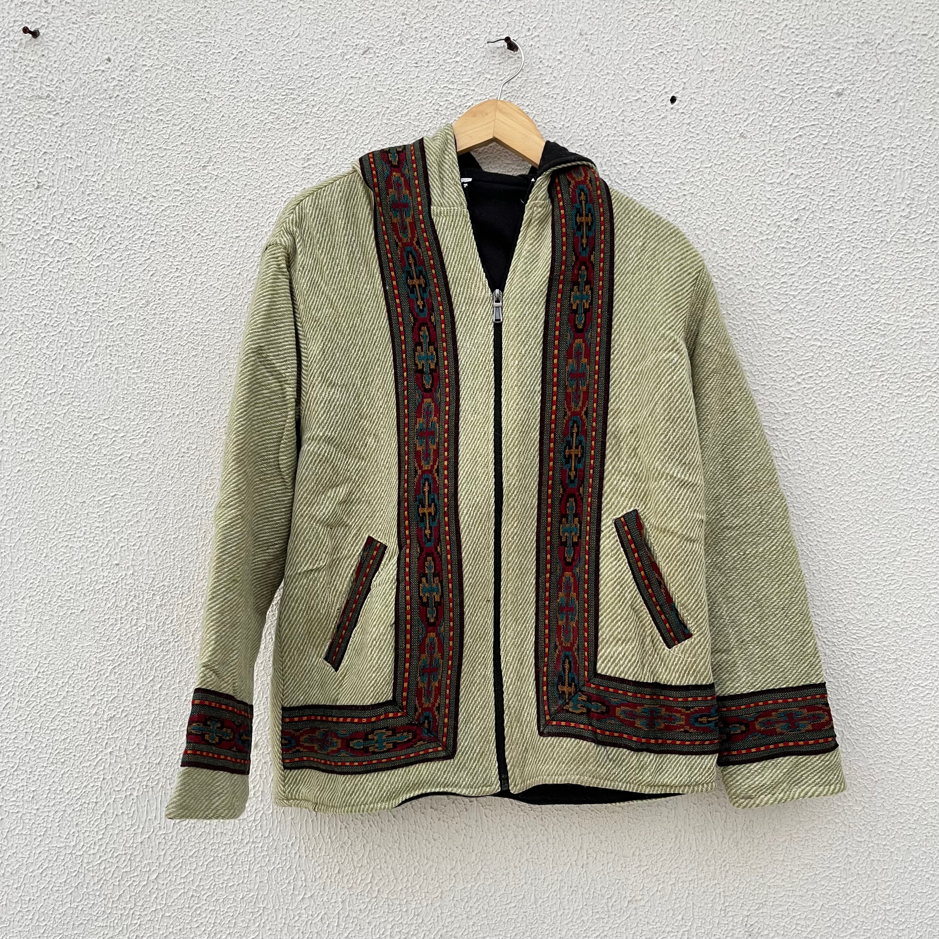 Himachali Jacket - Light Green