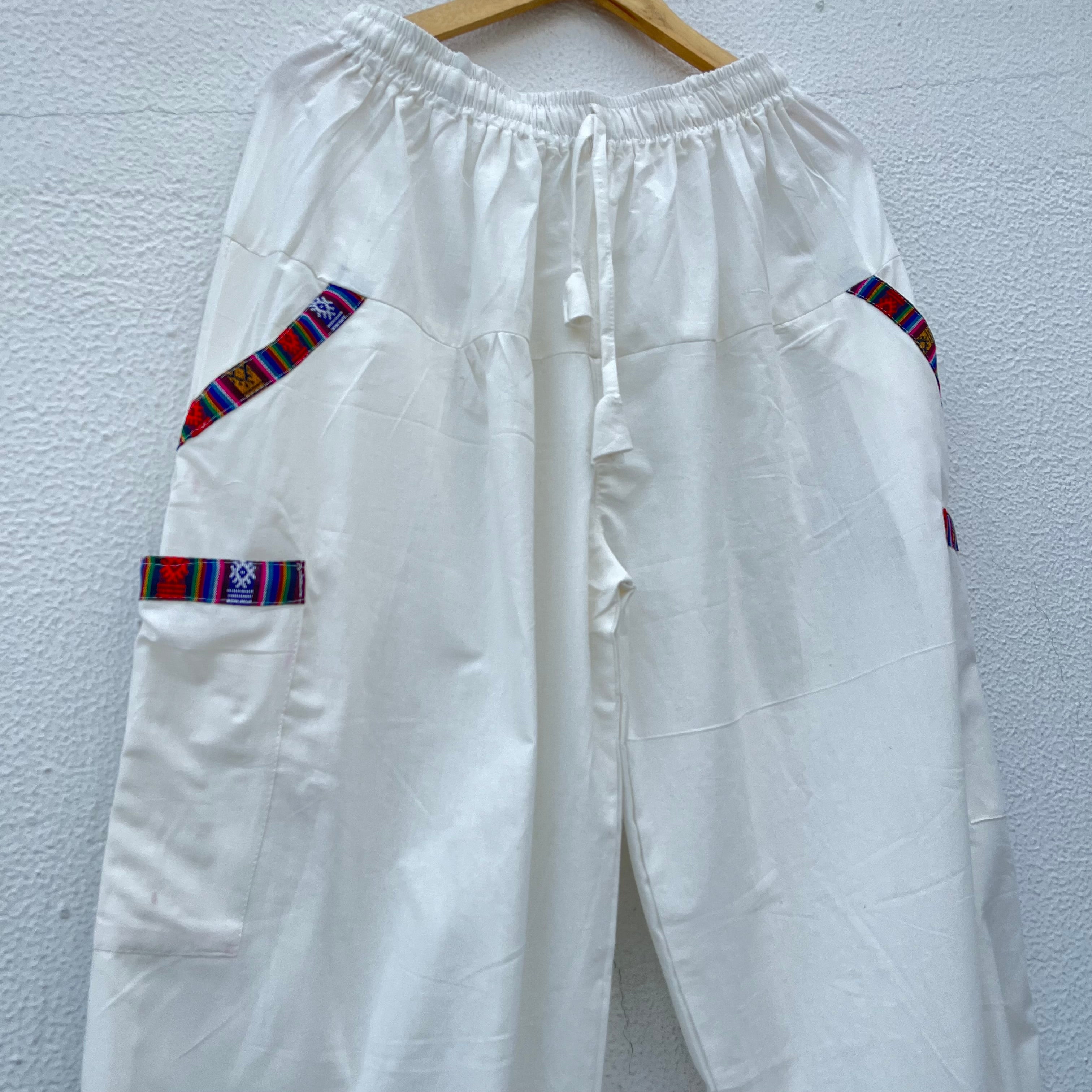 Pahadi Baggy Pants - White