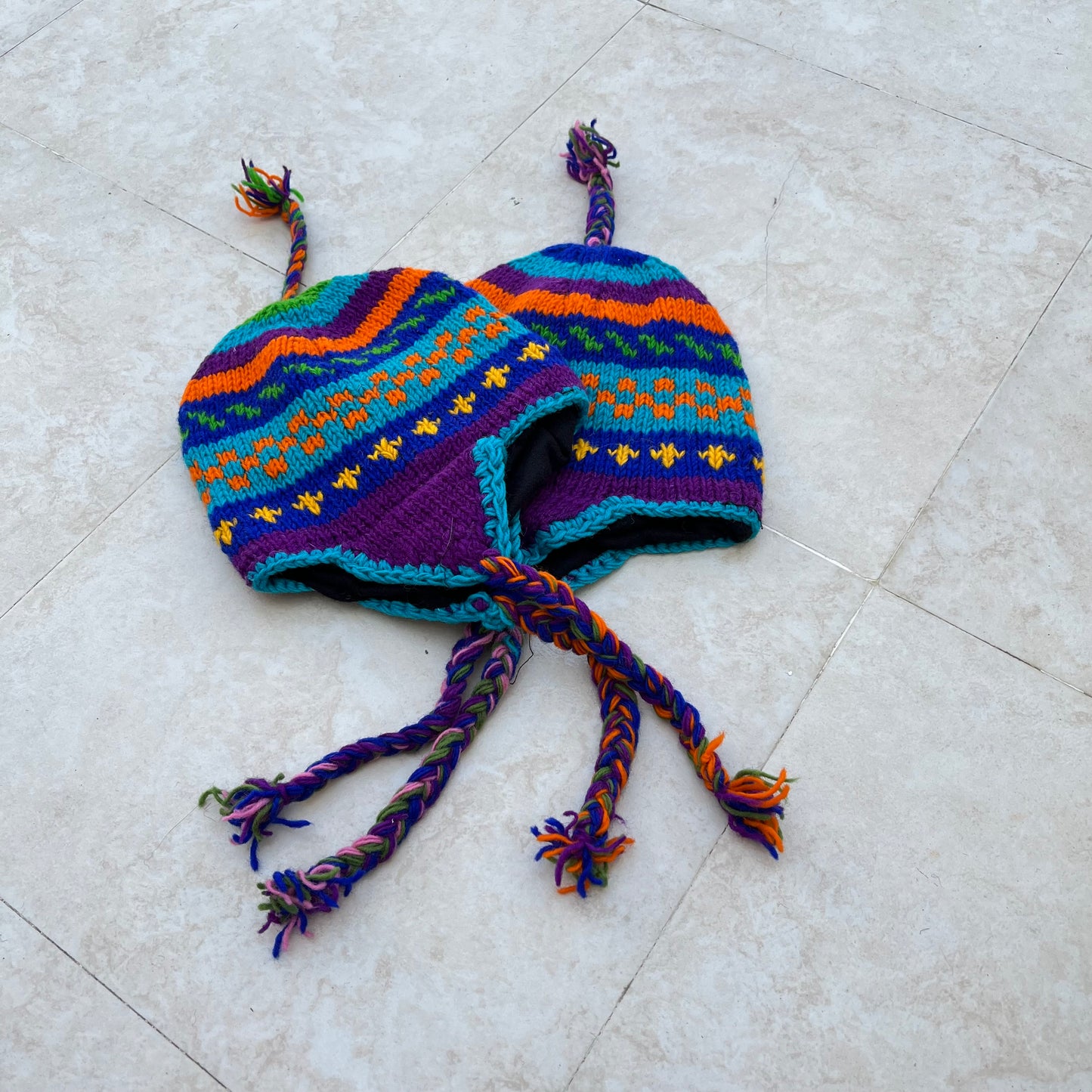 Winter Cap with braids