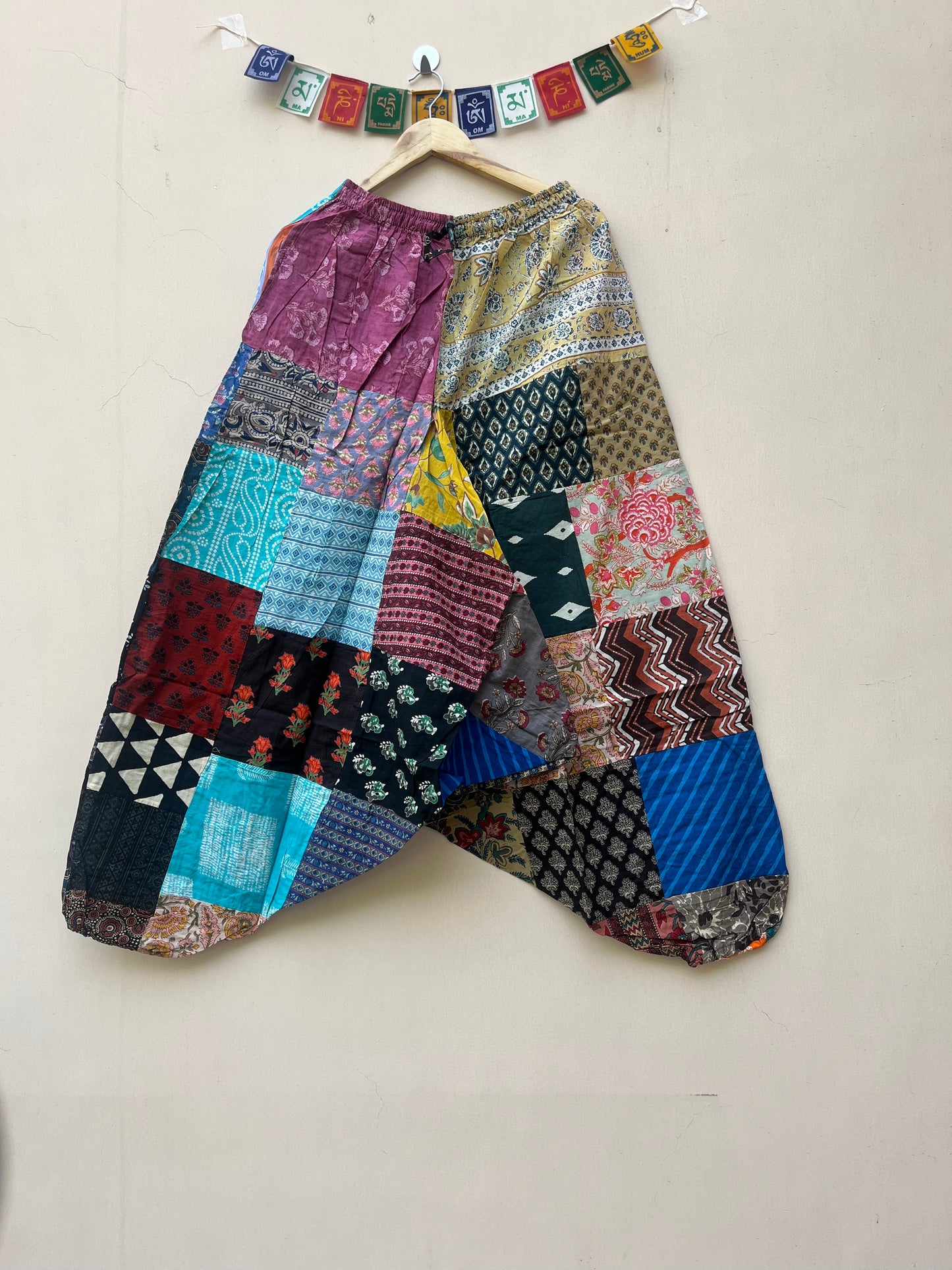 Patchwork Harem Pant