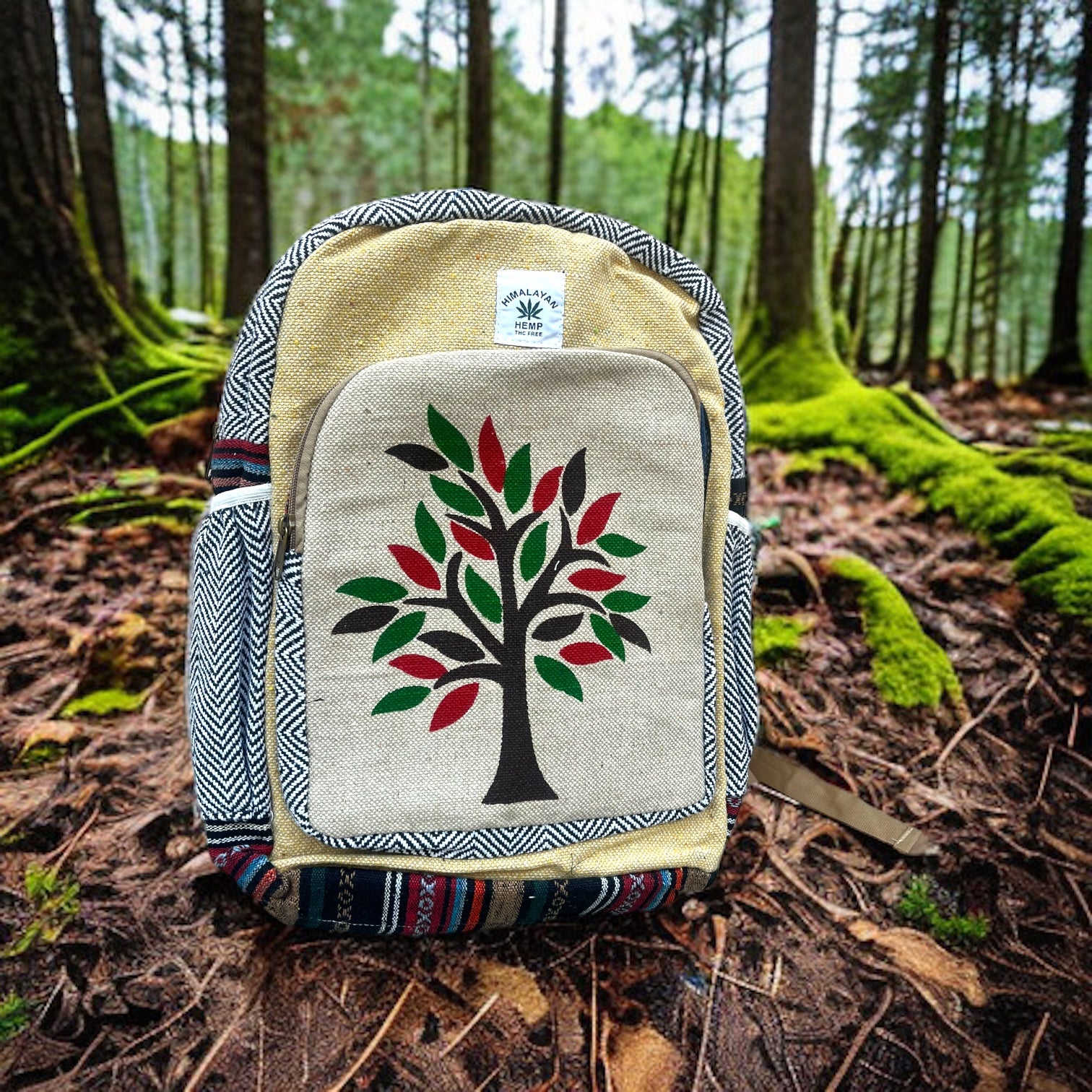 Big Hemp Backpack - Tree