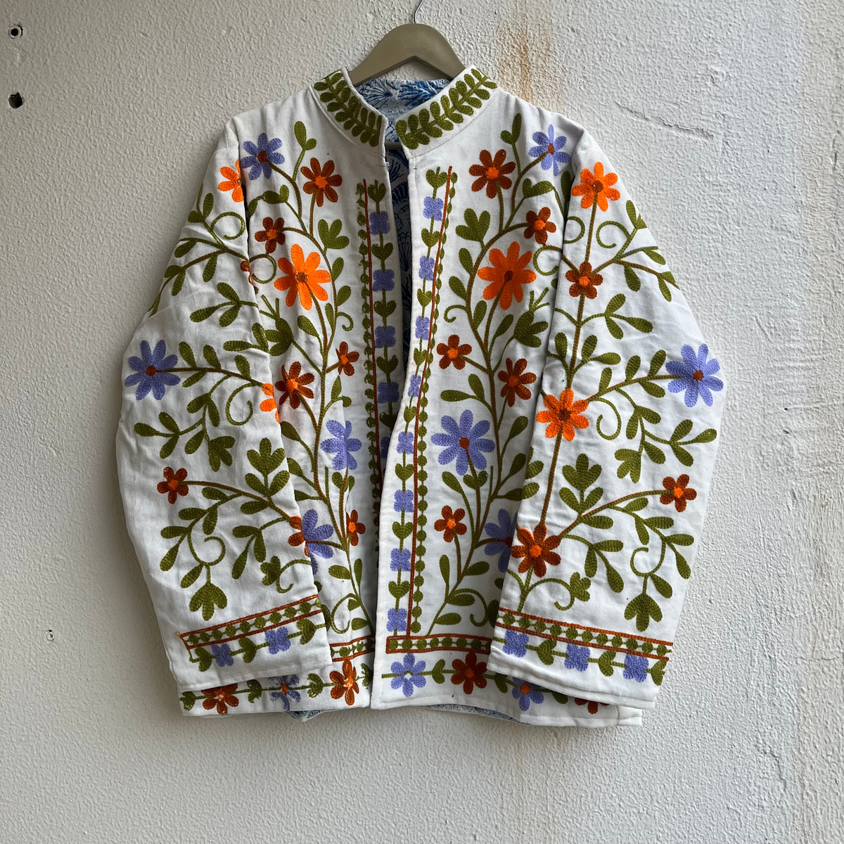 Jaipuri Thread Velvet Jacket