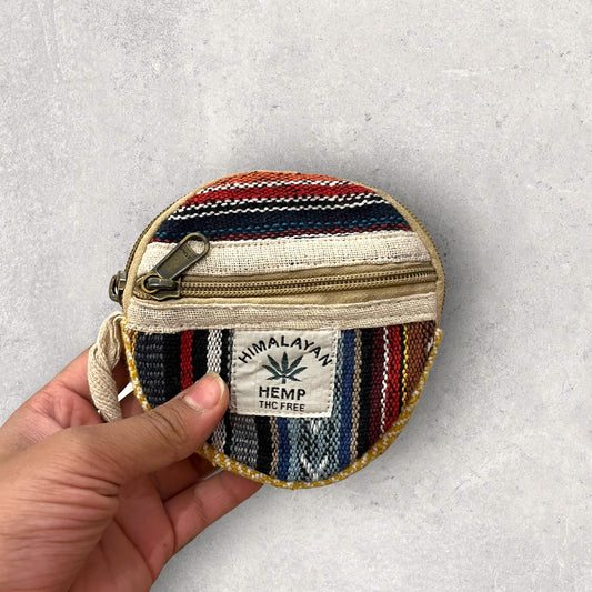 Mini Hemp Pouch (Round)