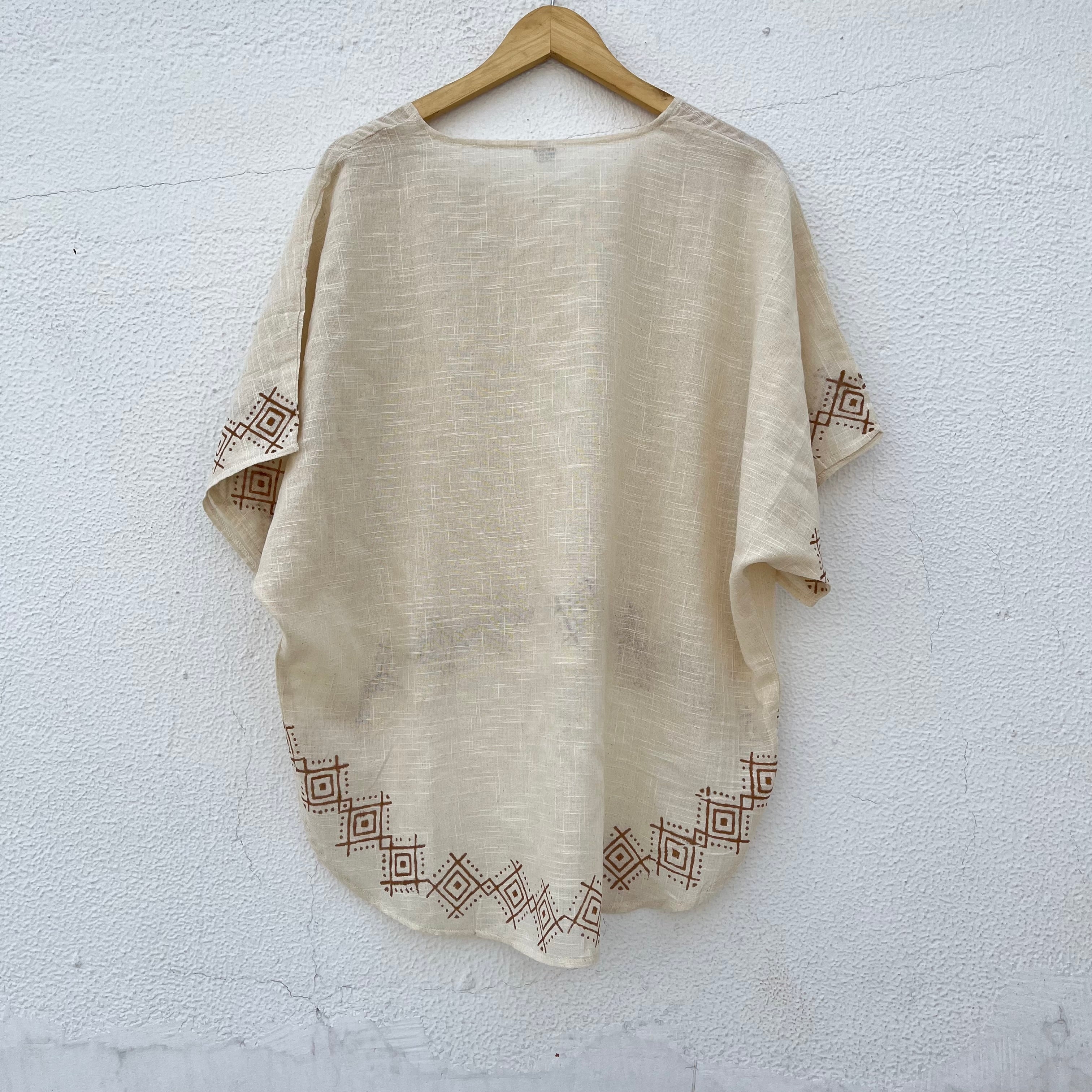MiMi Cotton Co-ord Set - Warm Cream