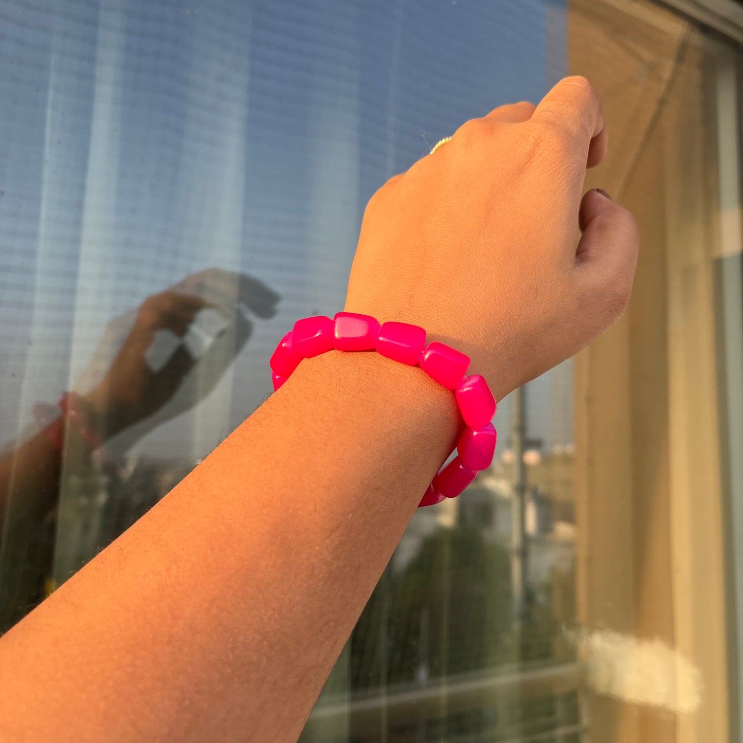 Set of 3 Pastel Acrylic Bracelet