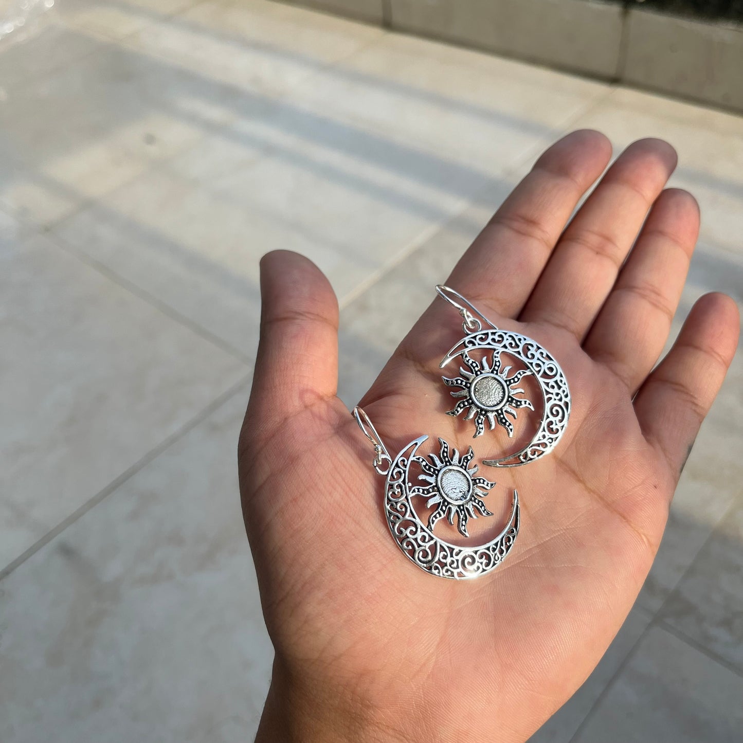 Sun-Moon Earrings
