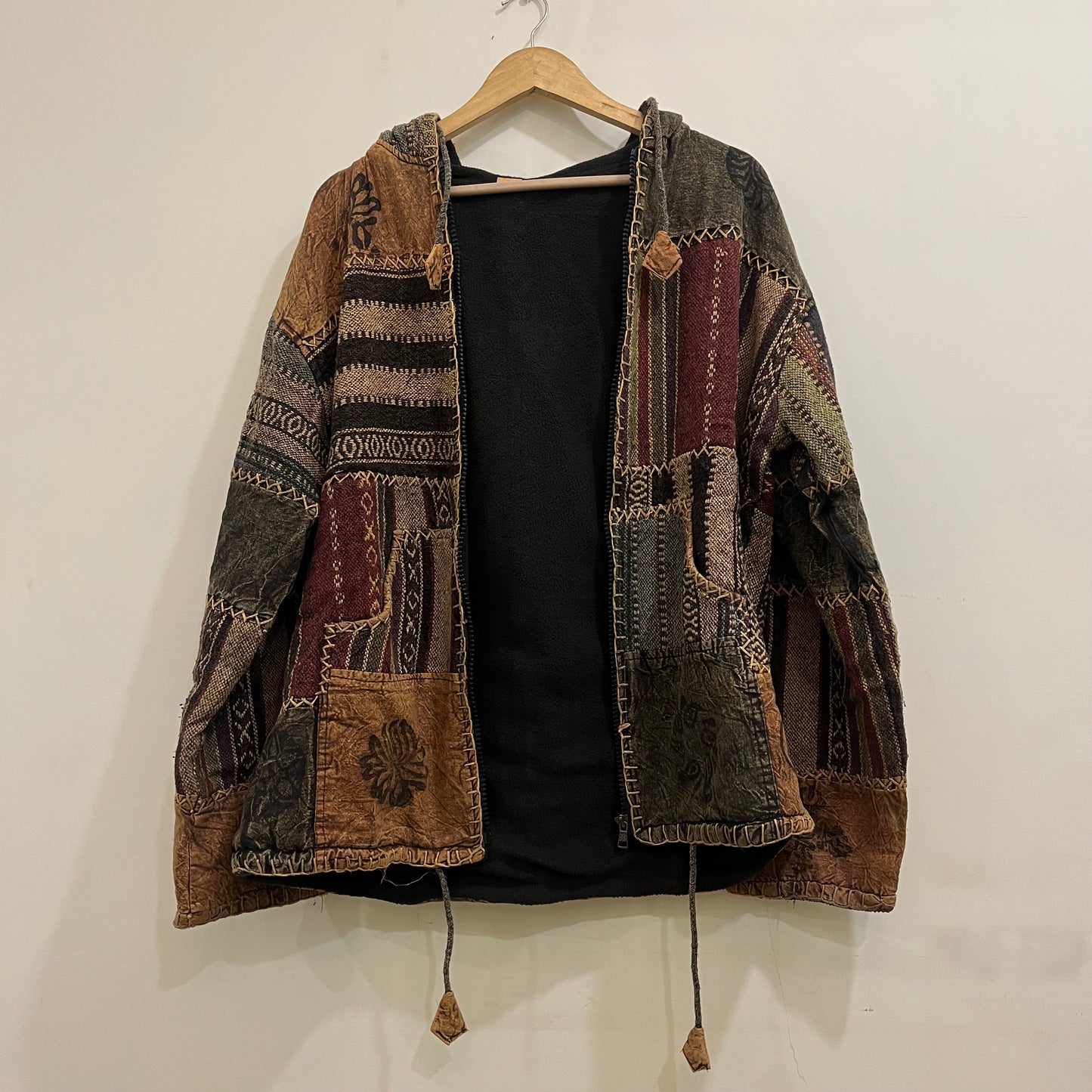 Himalayan Threads Jacket- Rust