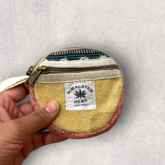 Mini Hemp Pouch (Round)