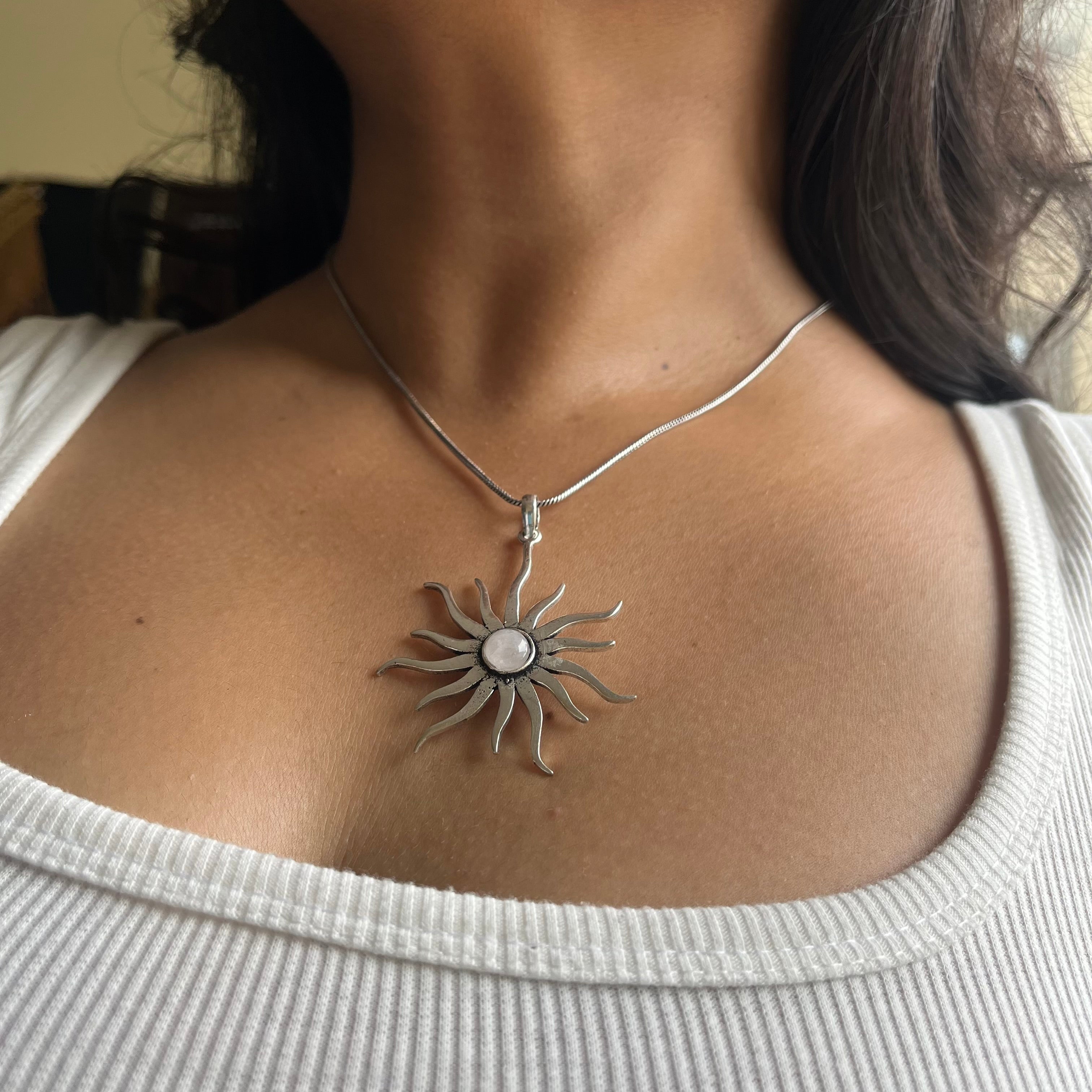 Sun Pendant & Chain