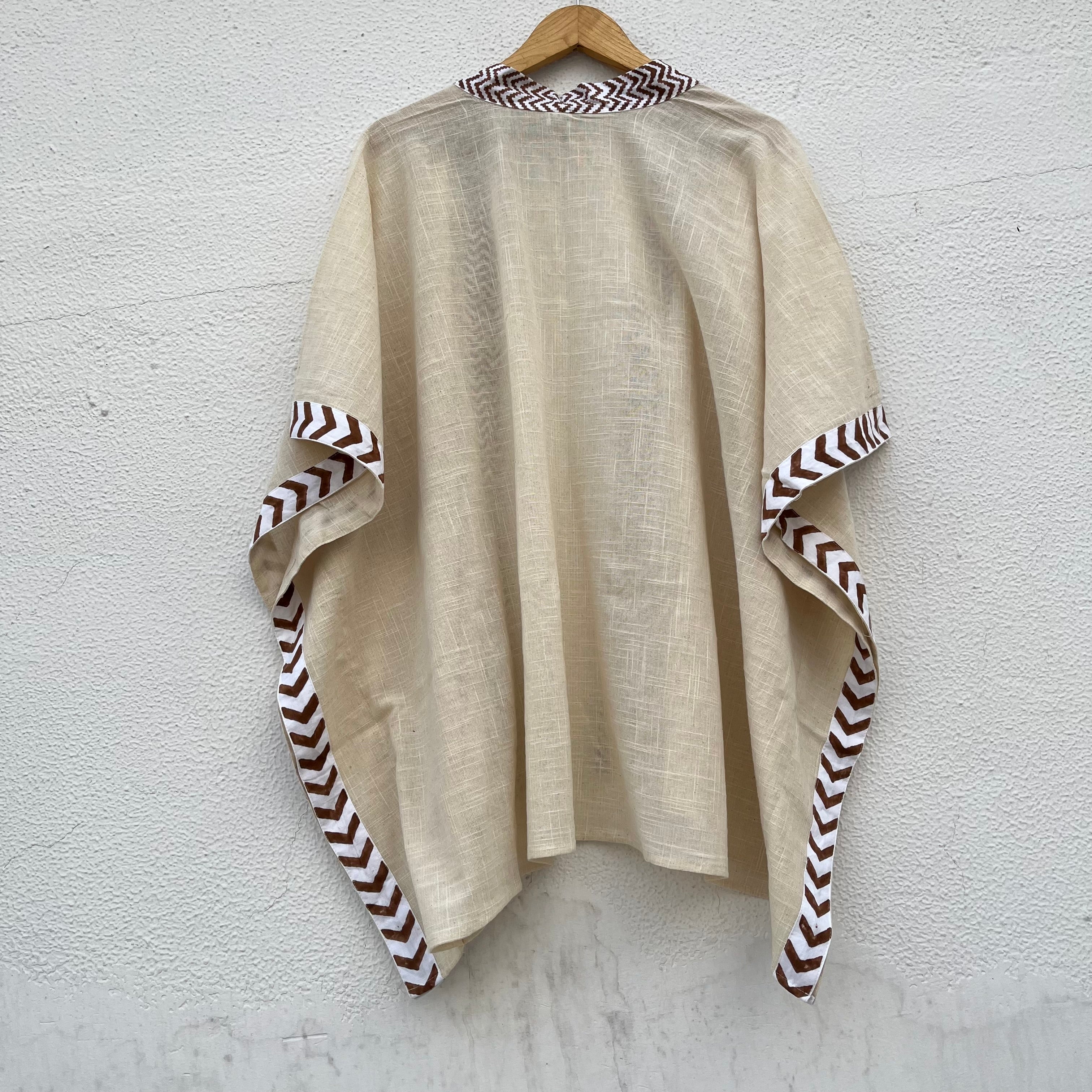 Karwaan Cotton Shrug - Warm Cream