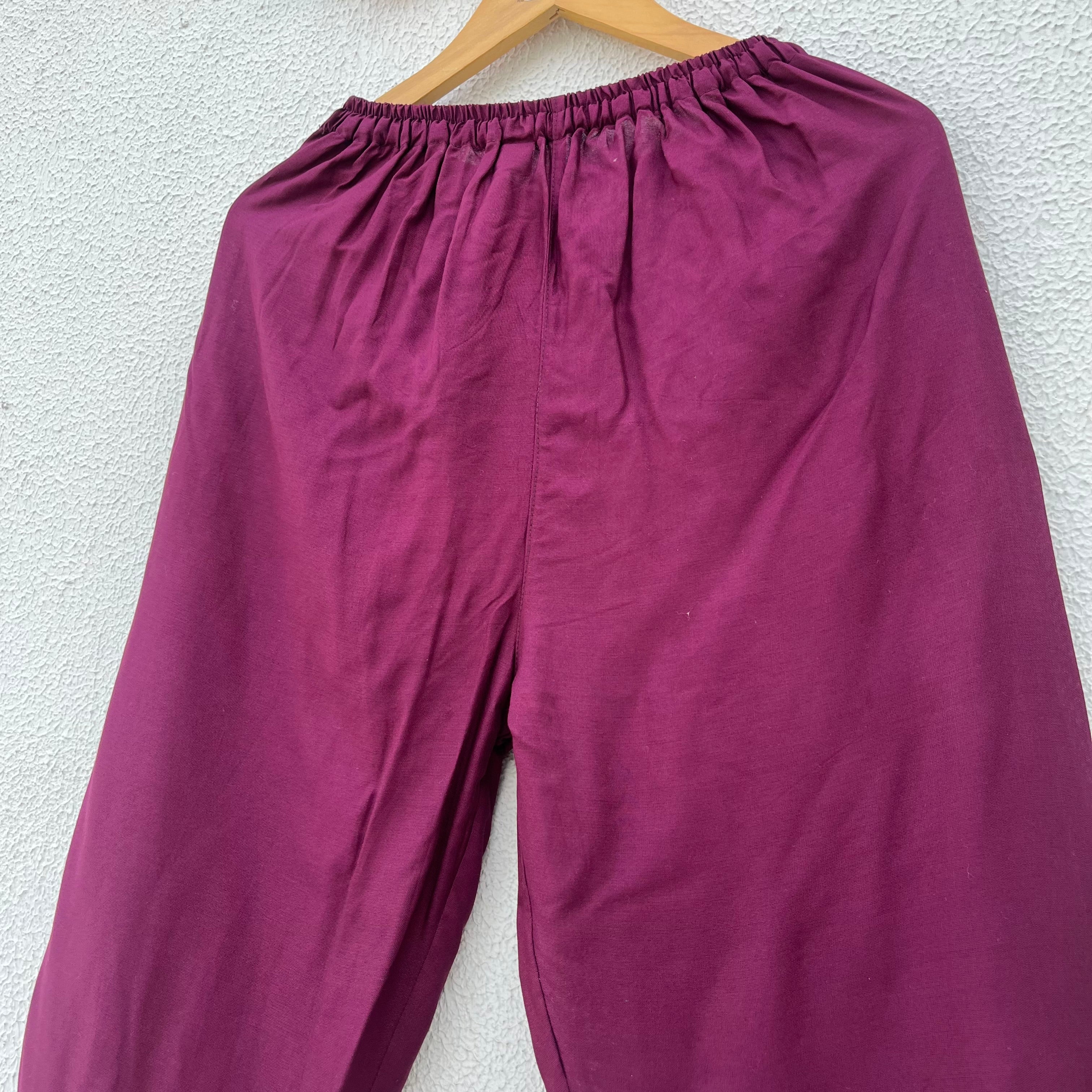 7 Chakra Pants - Wine (Multicolour)