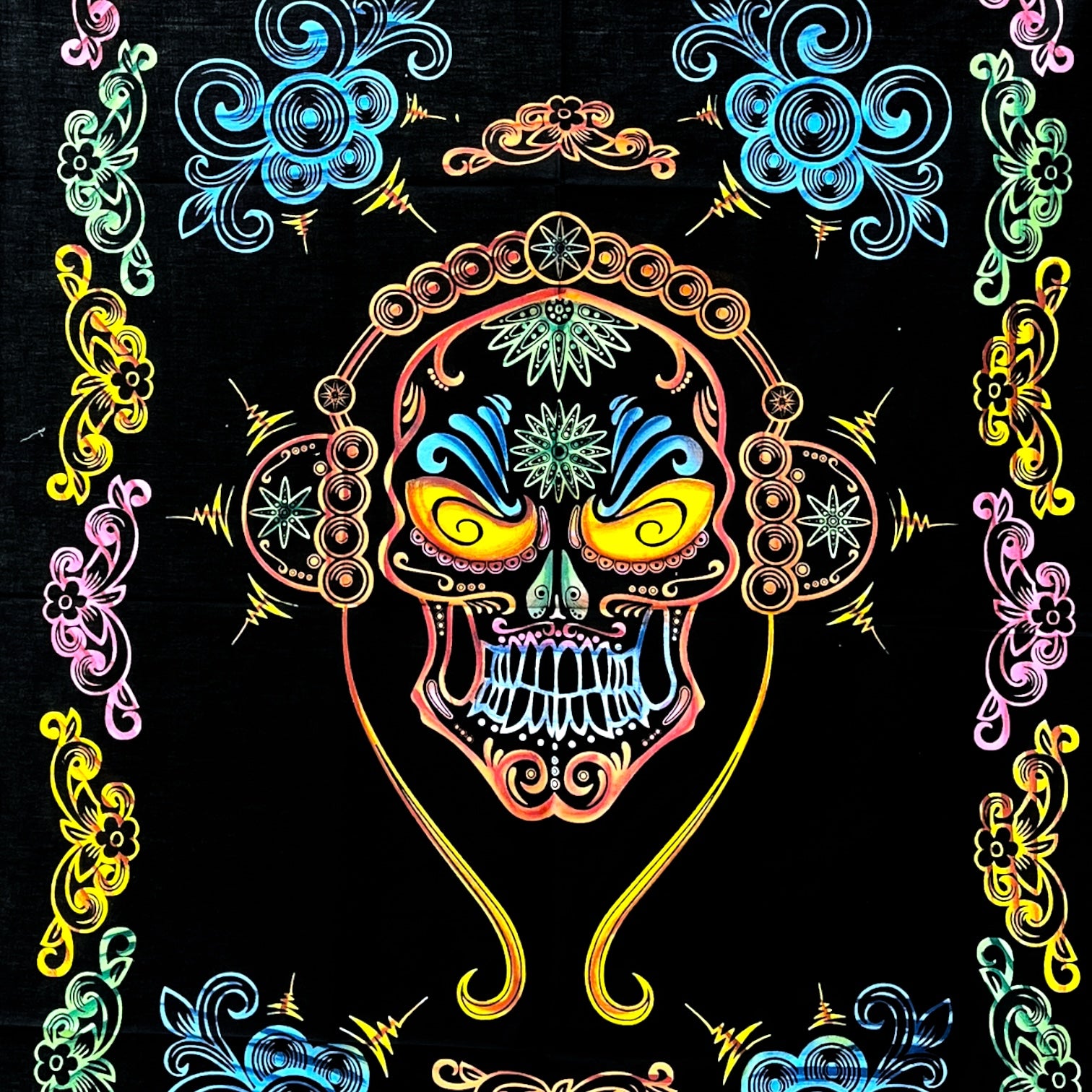Skull Mystery Wall Tapestry