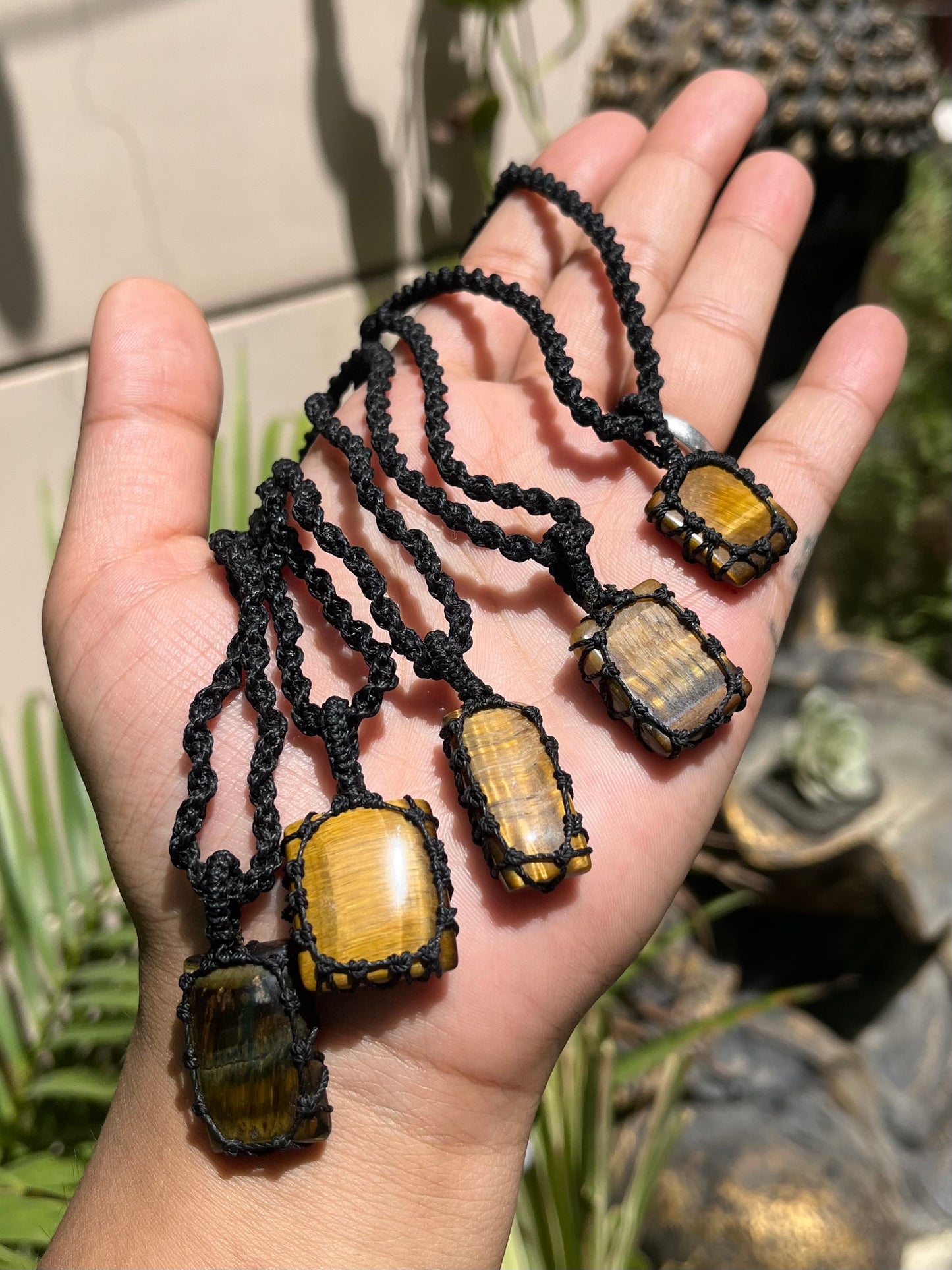 Tiger Eye Gemstone Necklace