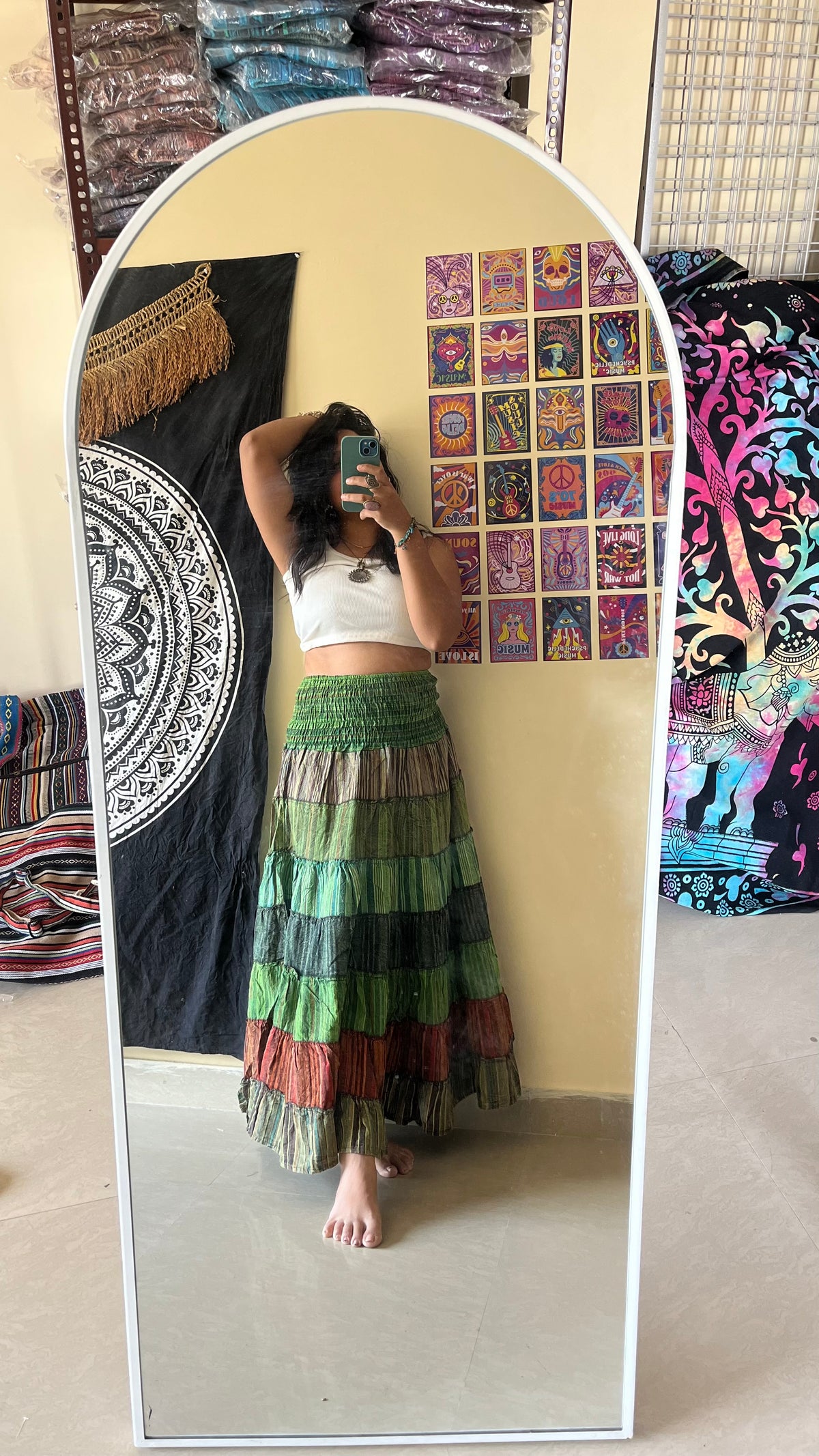 Boho Skirt - Forest