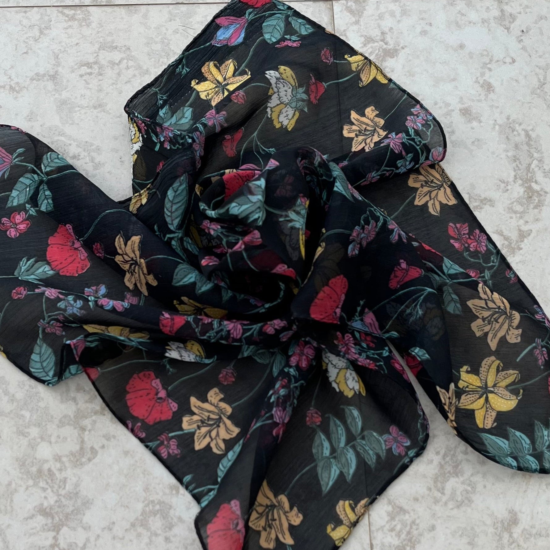 Chiffon Bandana : Multicolour