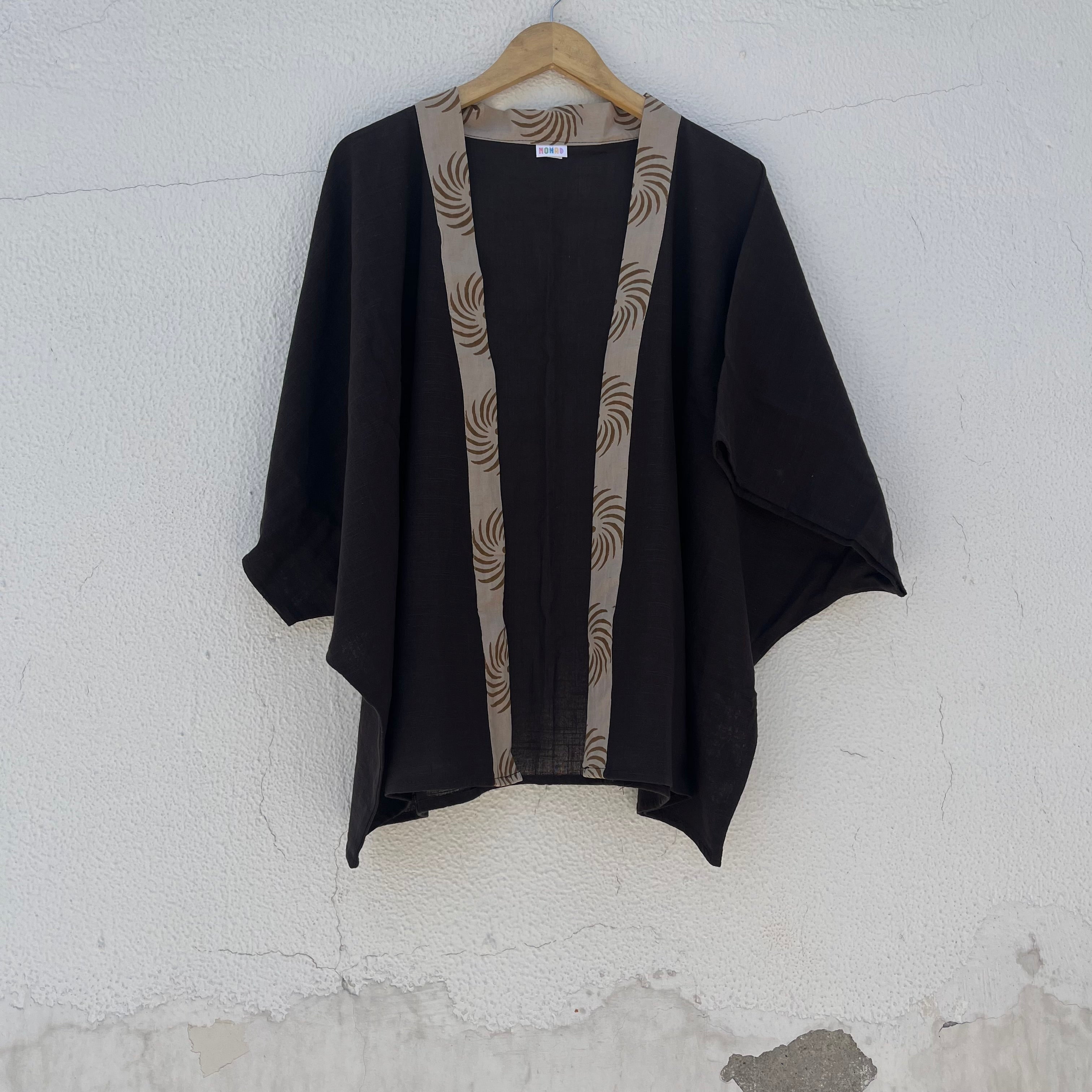Arika Cotton Shrug- Brown
