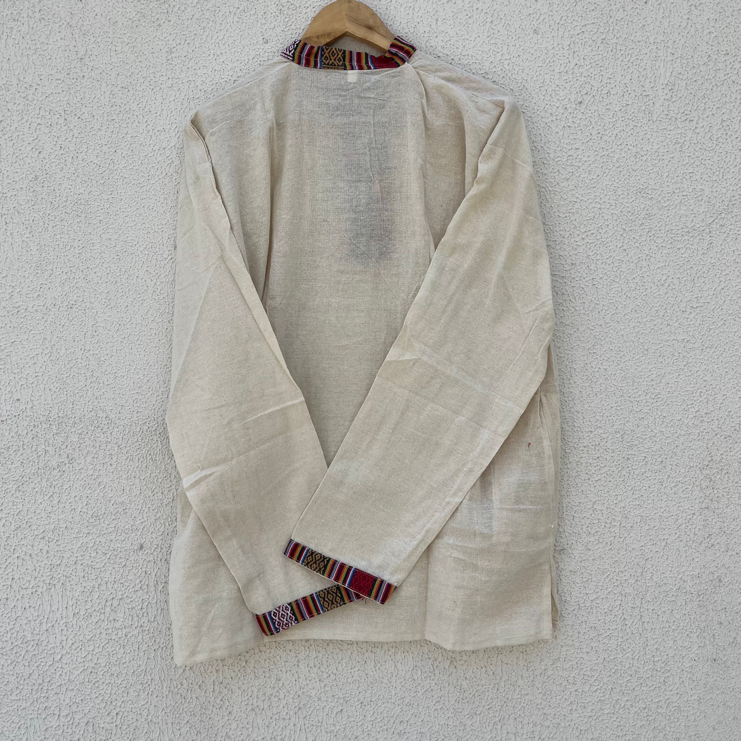 Nepali Kurta - Cream