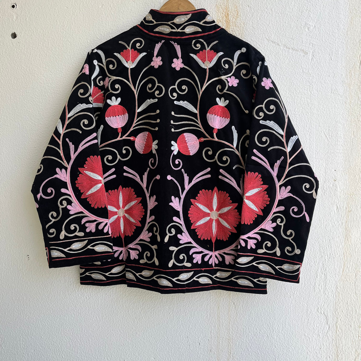 Jaipuri Thread Velvet Jacket