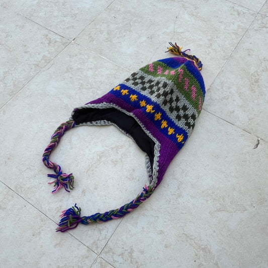 Winter Cap with braids