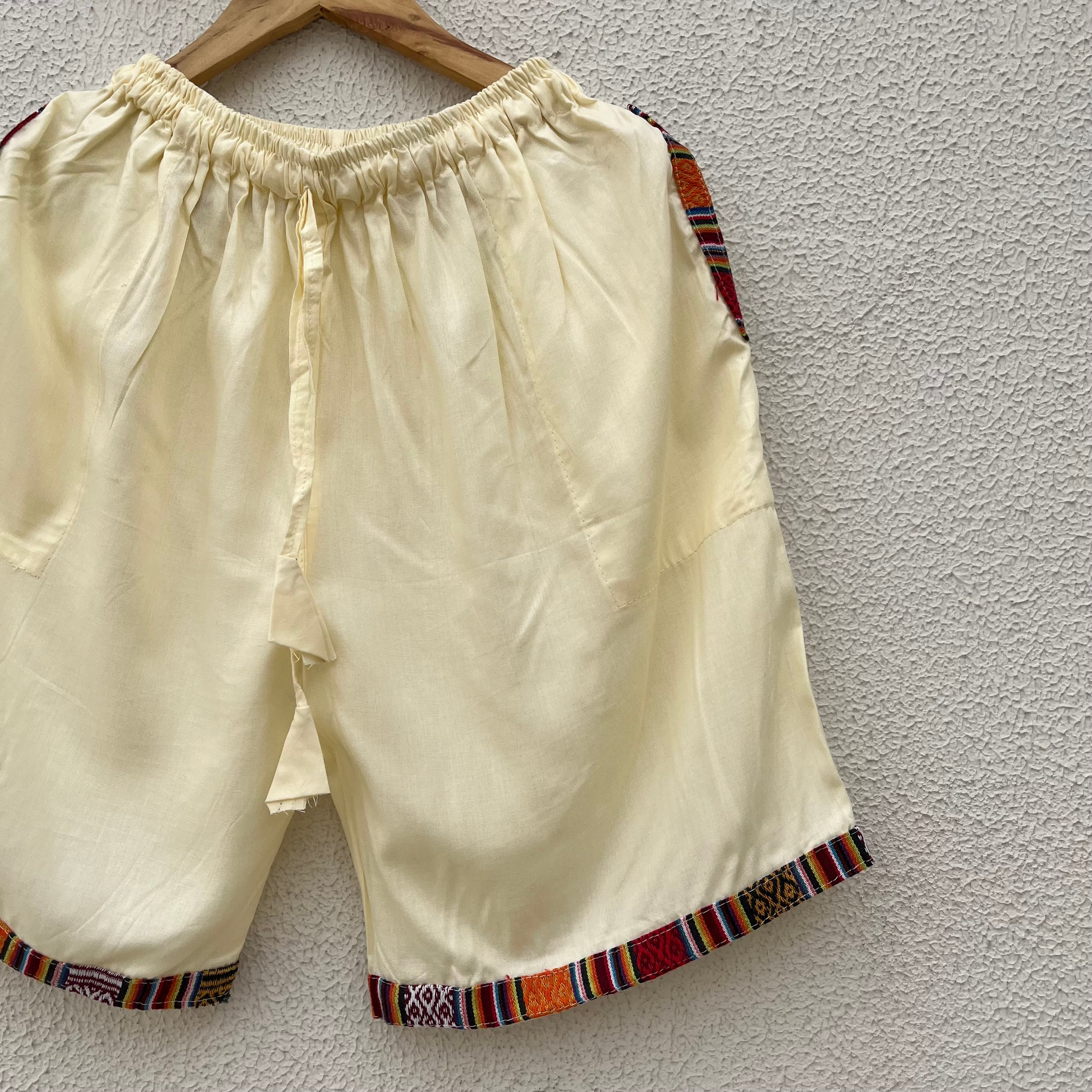 Pahadi Shorts - Cream