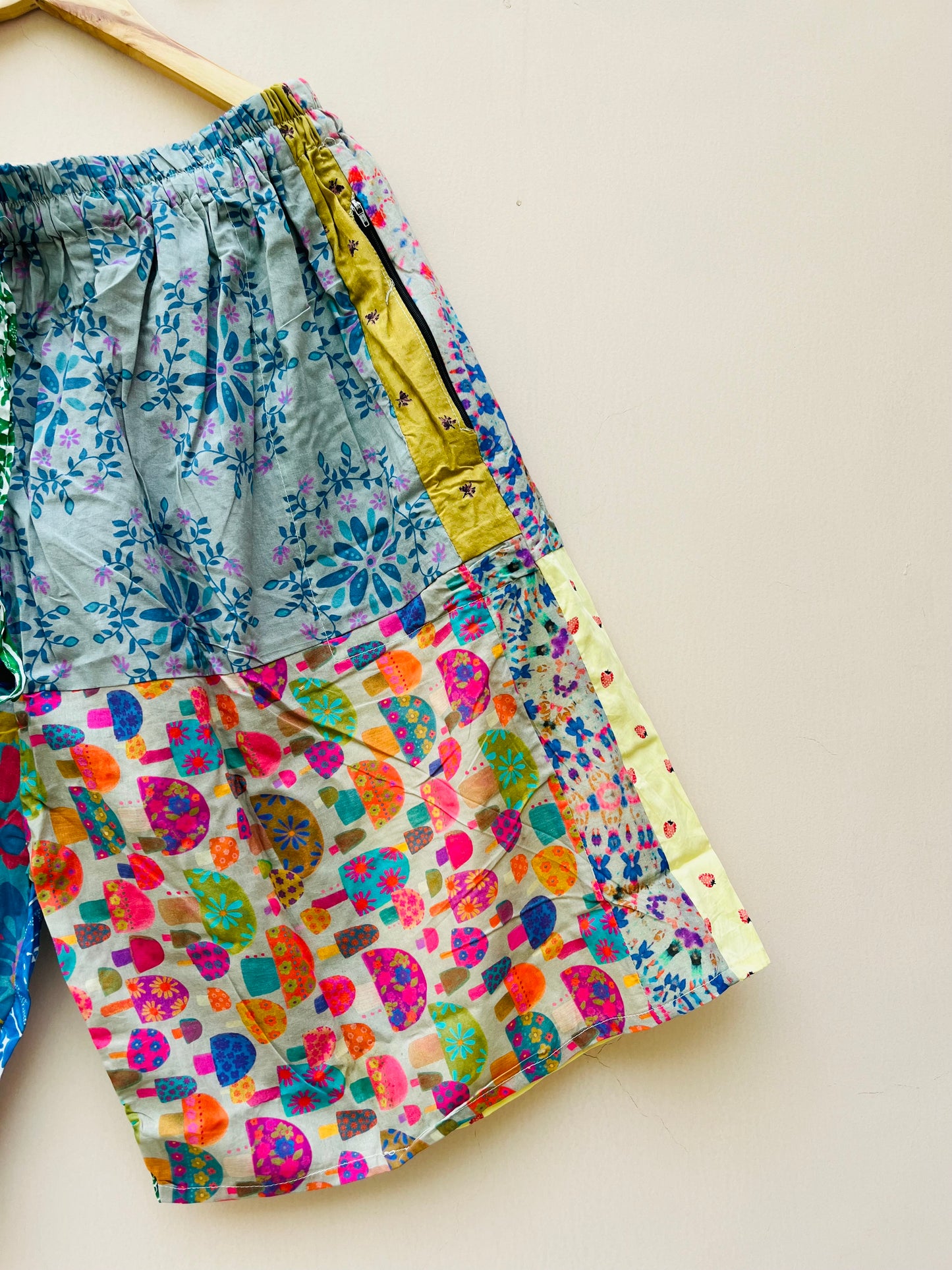 Baggy Patchwork Shorts