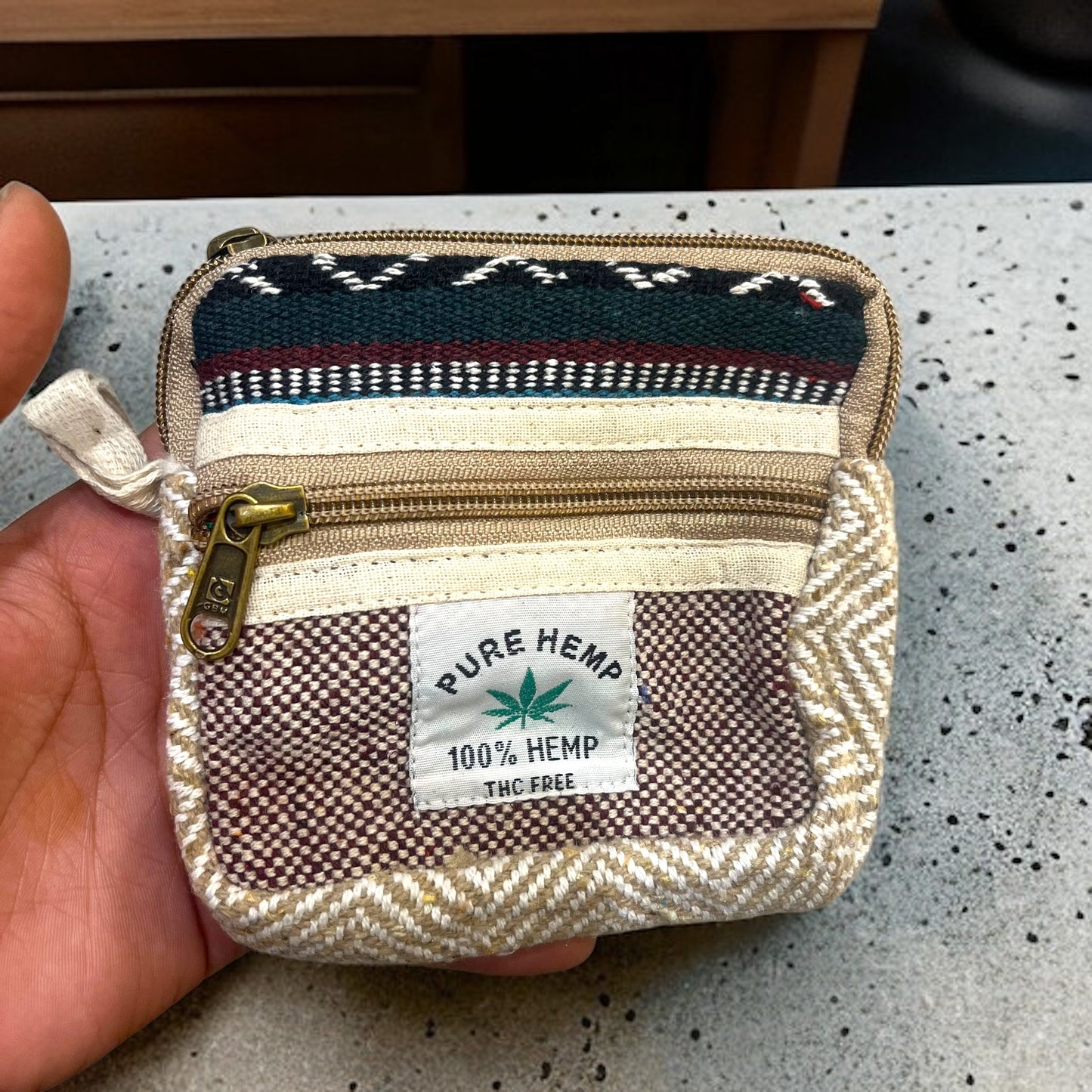 Mini Hemp Pouch (Square)