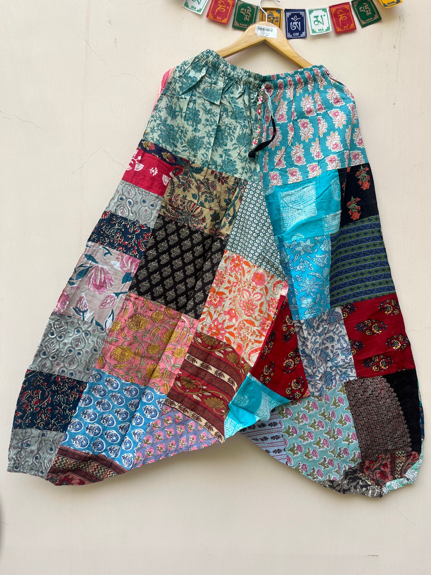 Patchwork Harem Pant