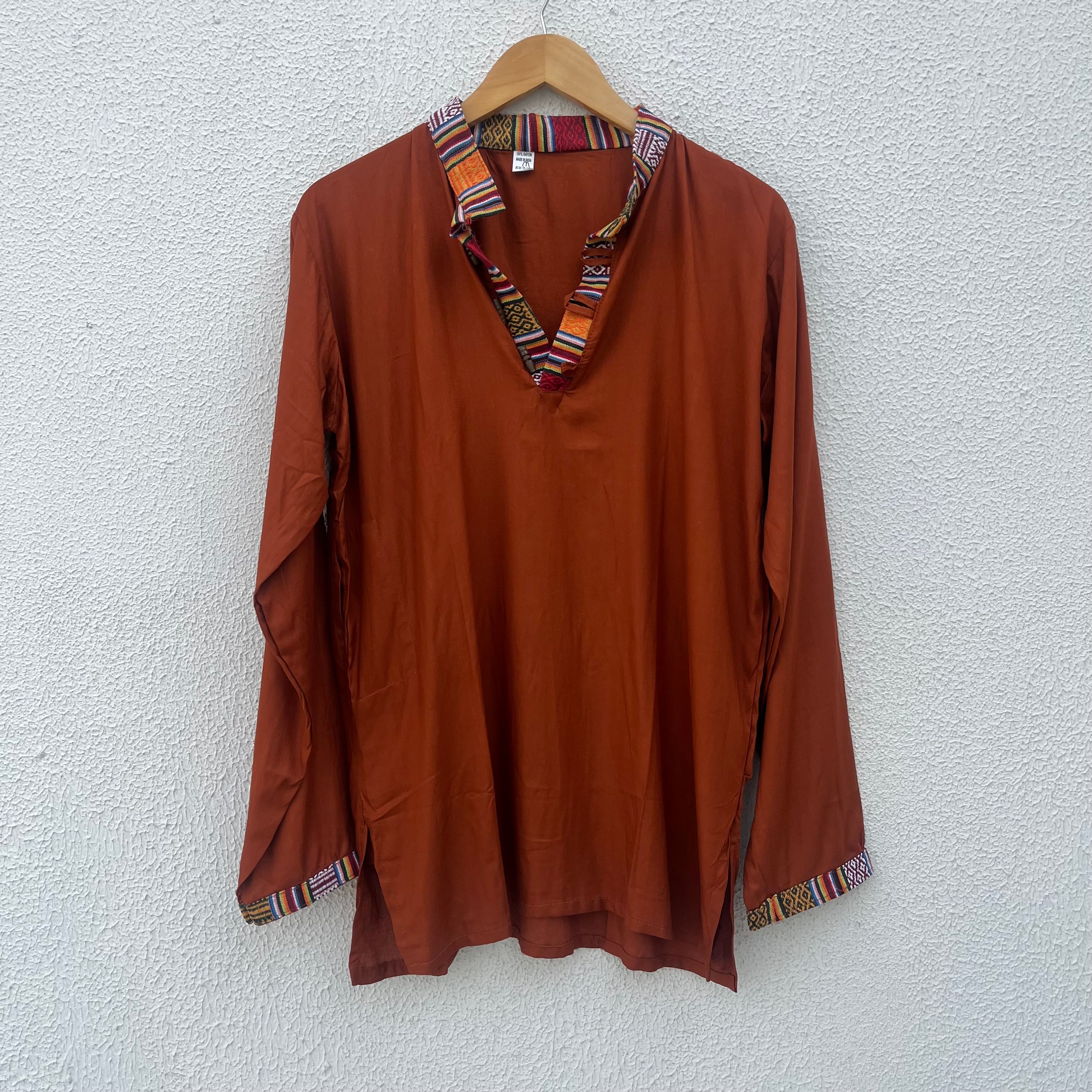 Nepali Kurta - Orange