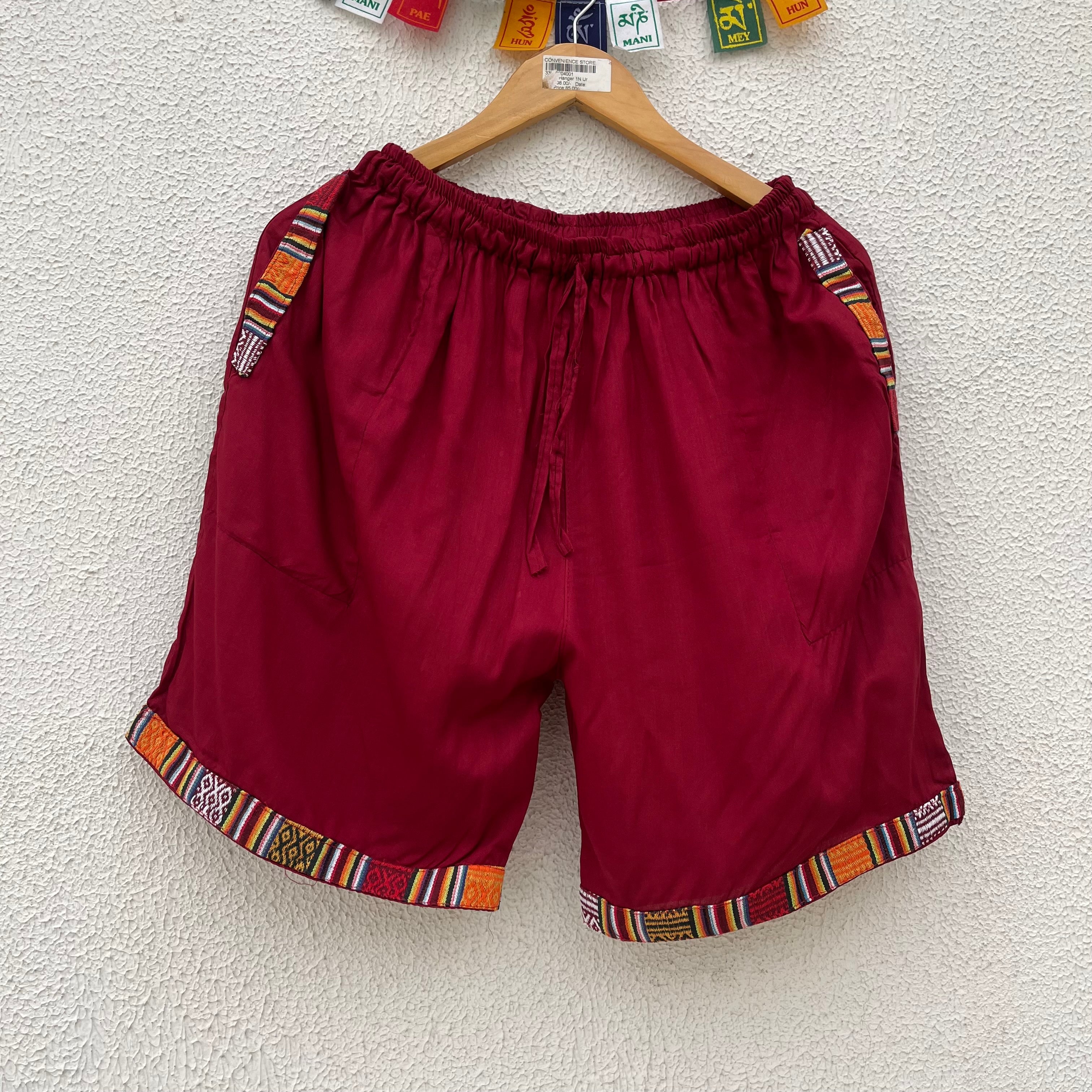 Pahadi Shorts - Maroon