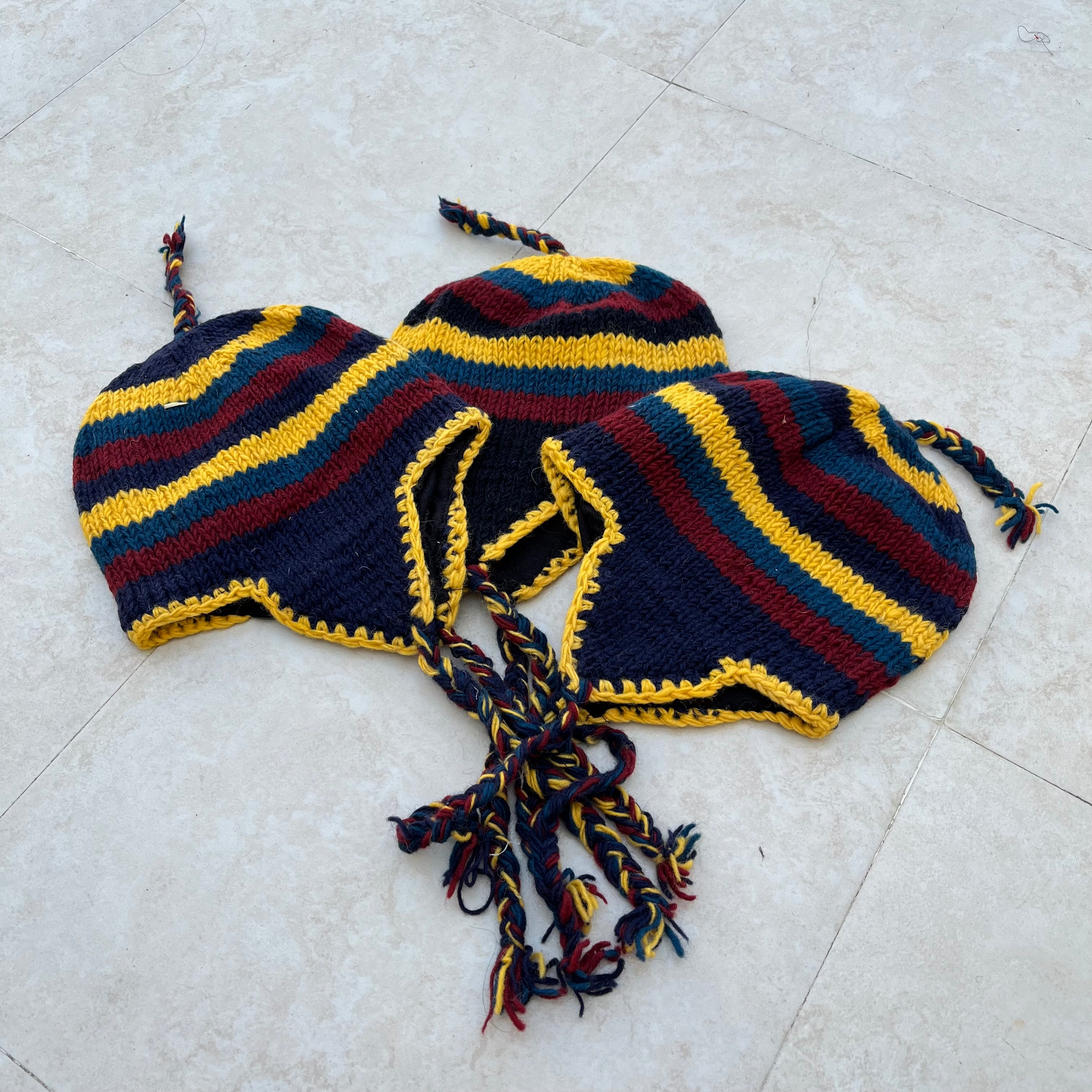 Winter Cap with braids