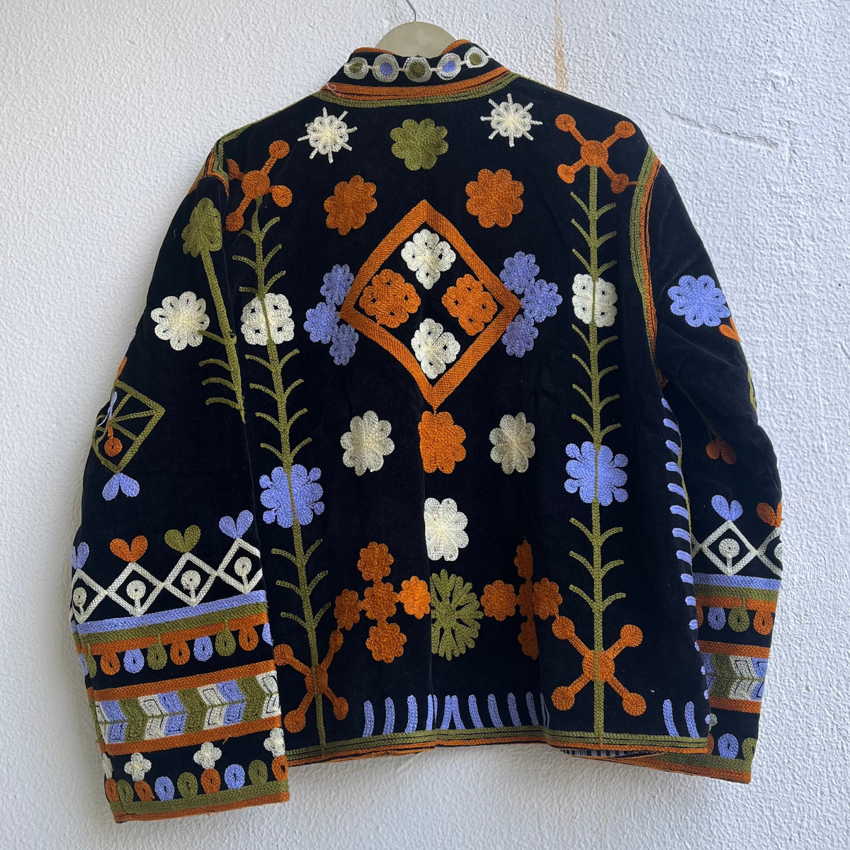 Jaipuri Thread Velvet Jacket