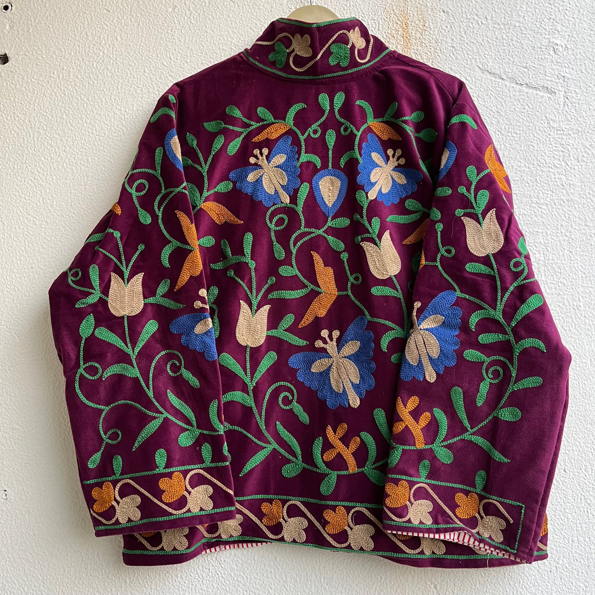Jaipuri Thread Velvet Jacket
