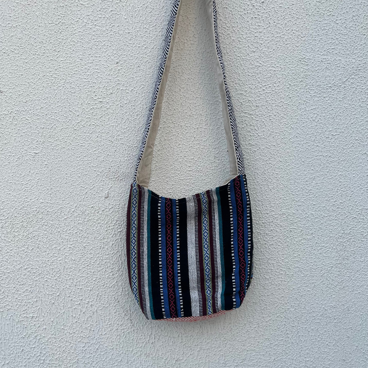 Small Hemp Jhola - Multicolor