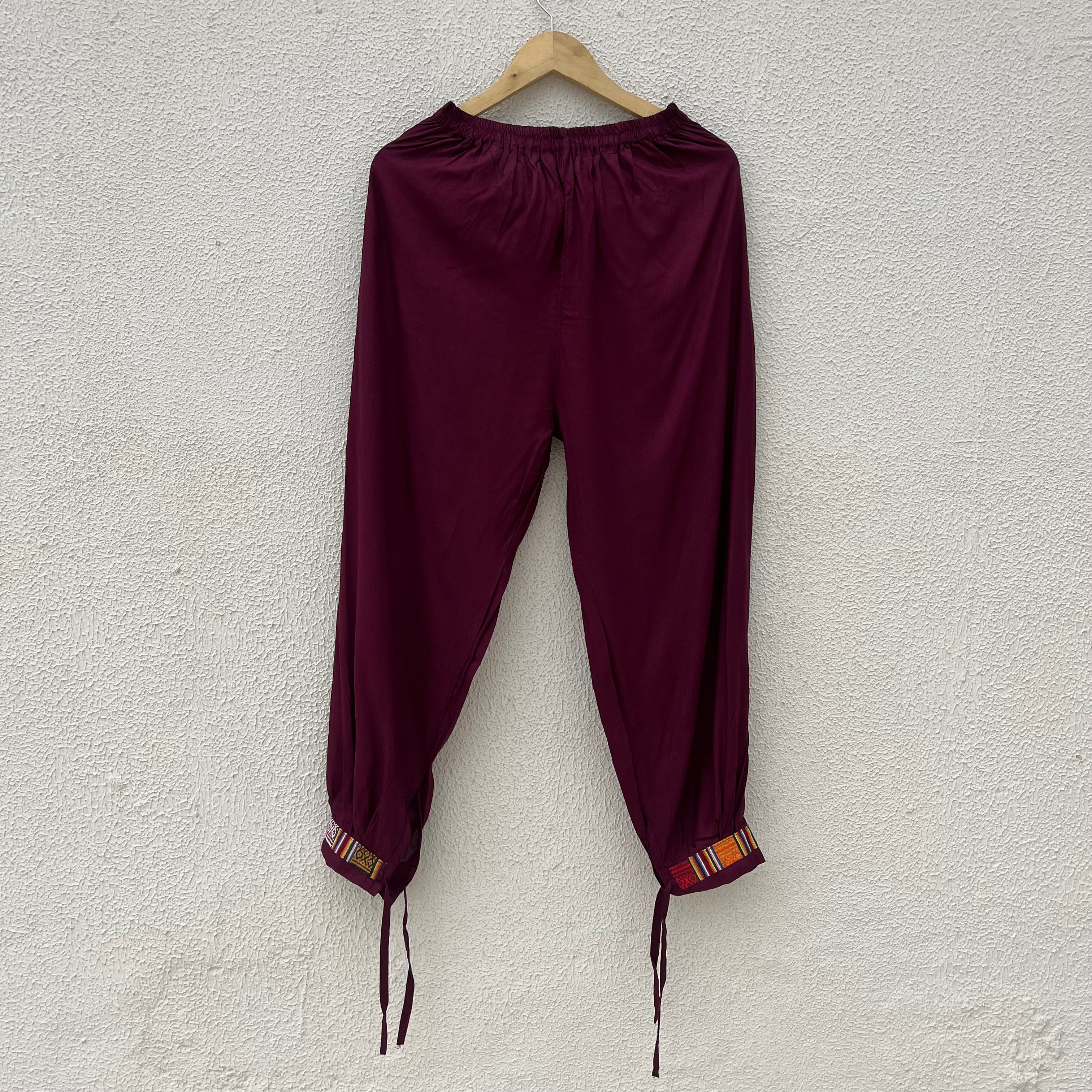 Nepali Pants - Wine