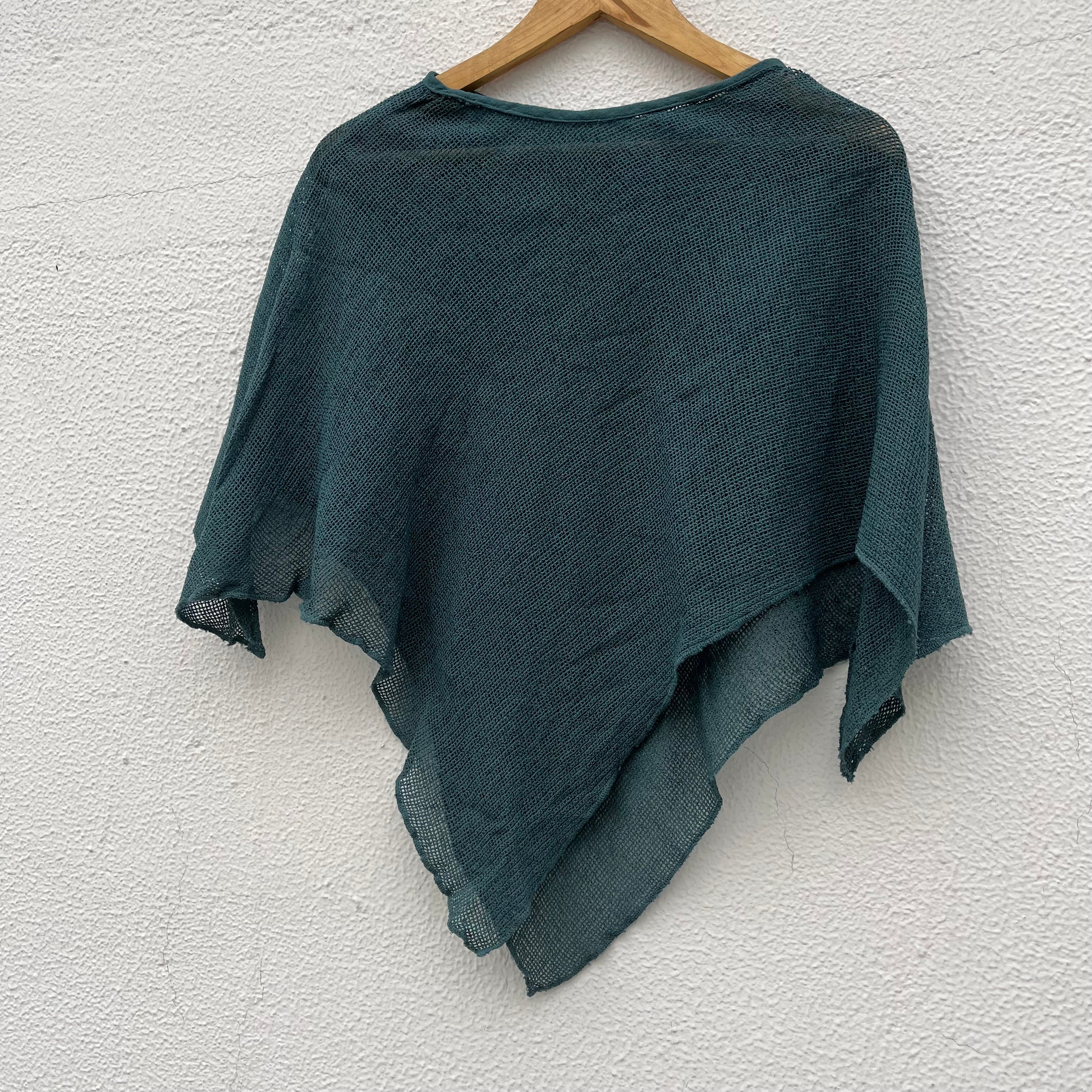 Shayra Cotton Top - Ocean Teal