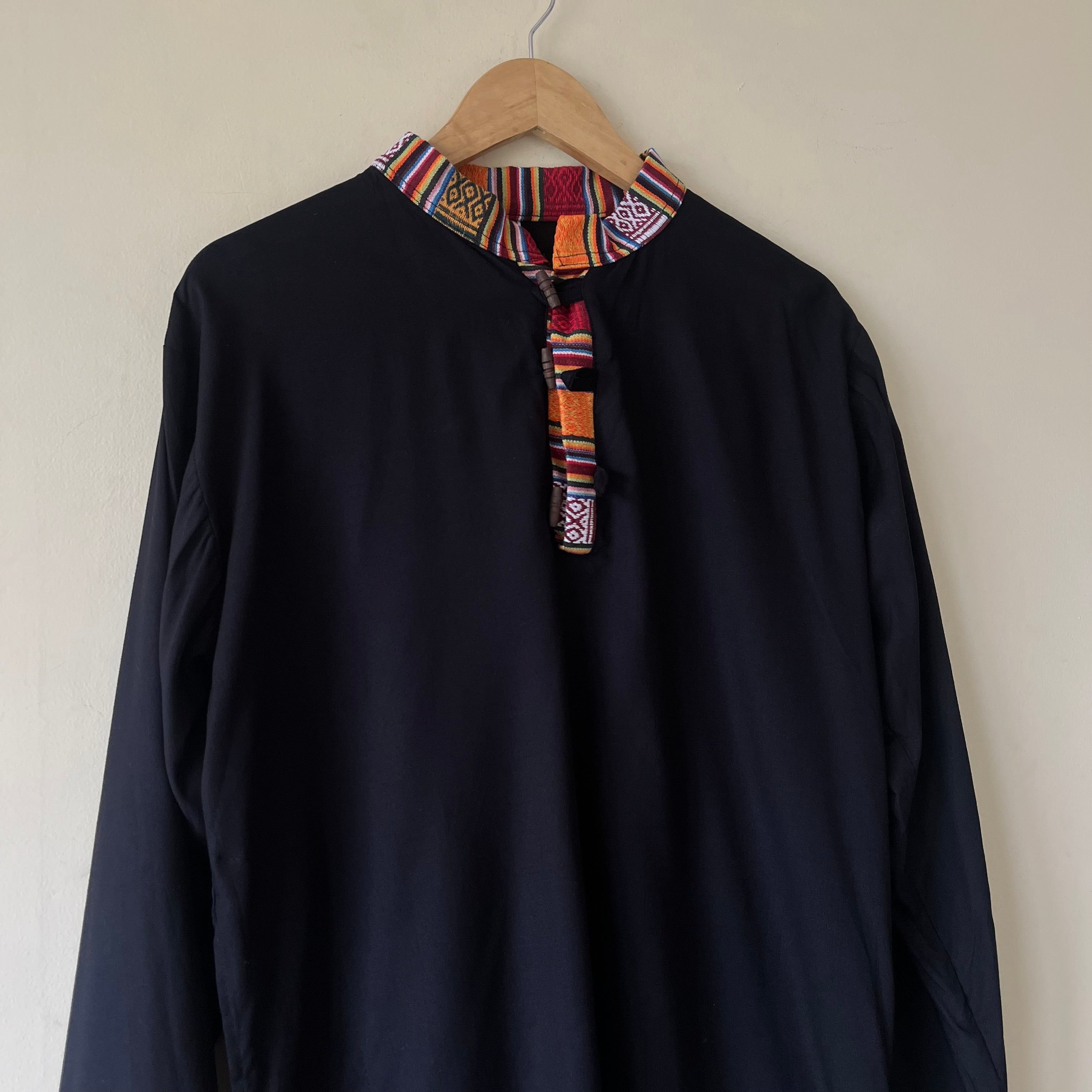 Nepali Kurta - Black