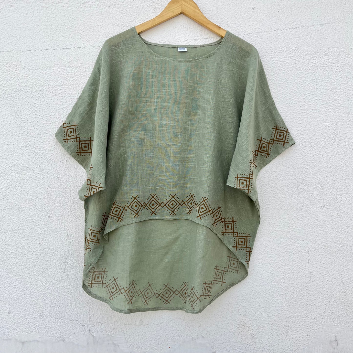 Aawara Cotton Top- Sage Green
