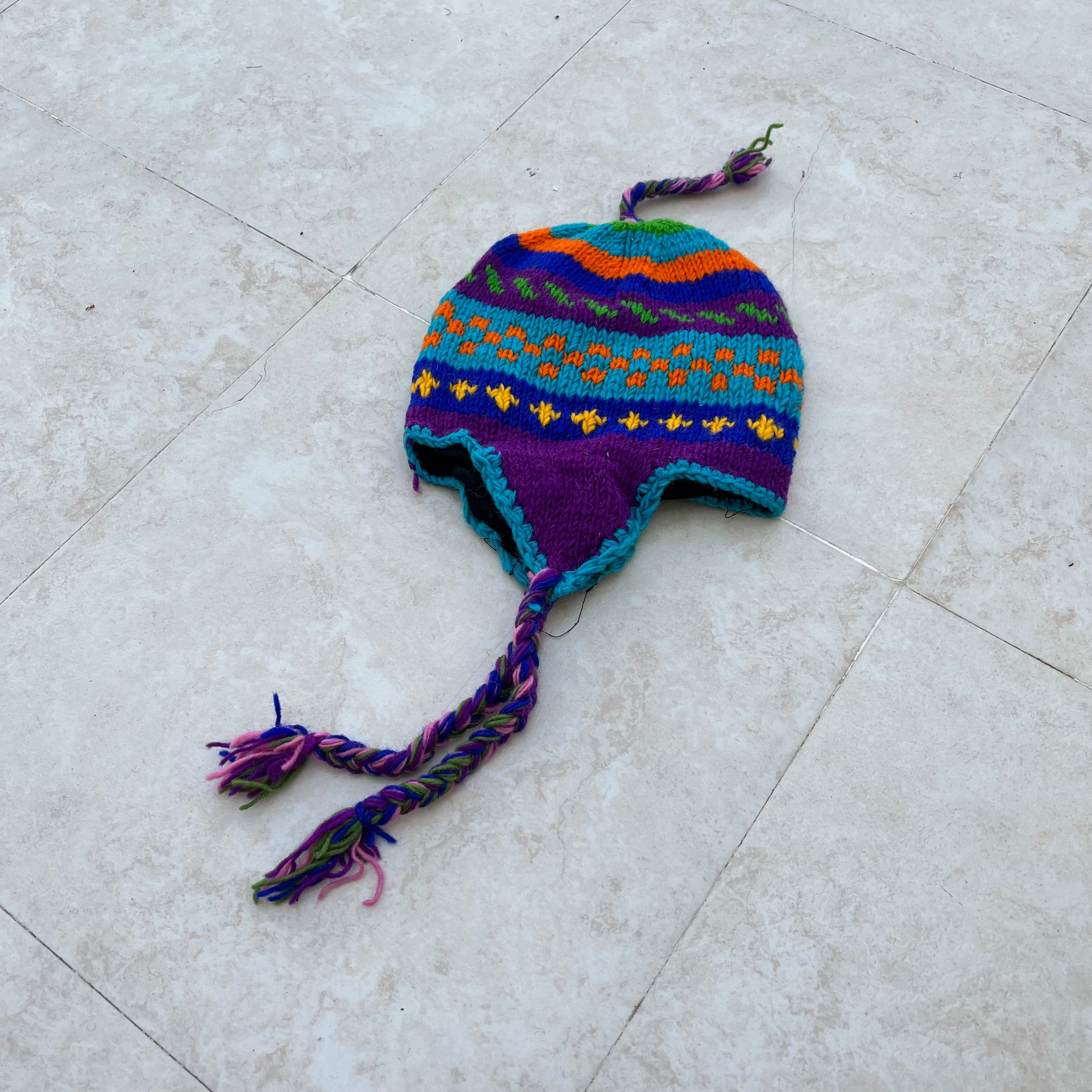 Winter Cap with braids