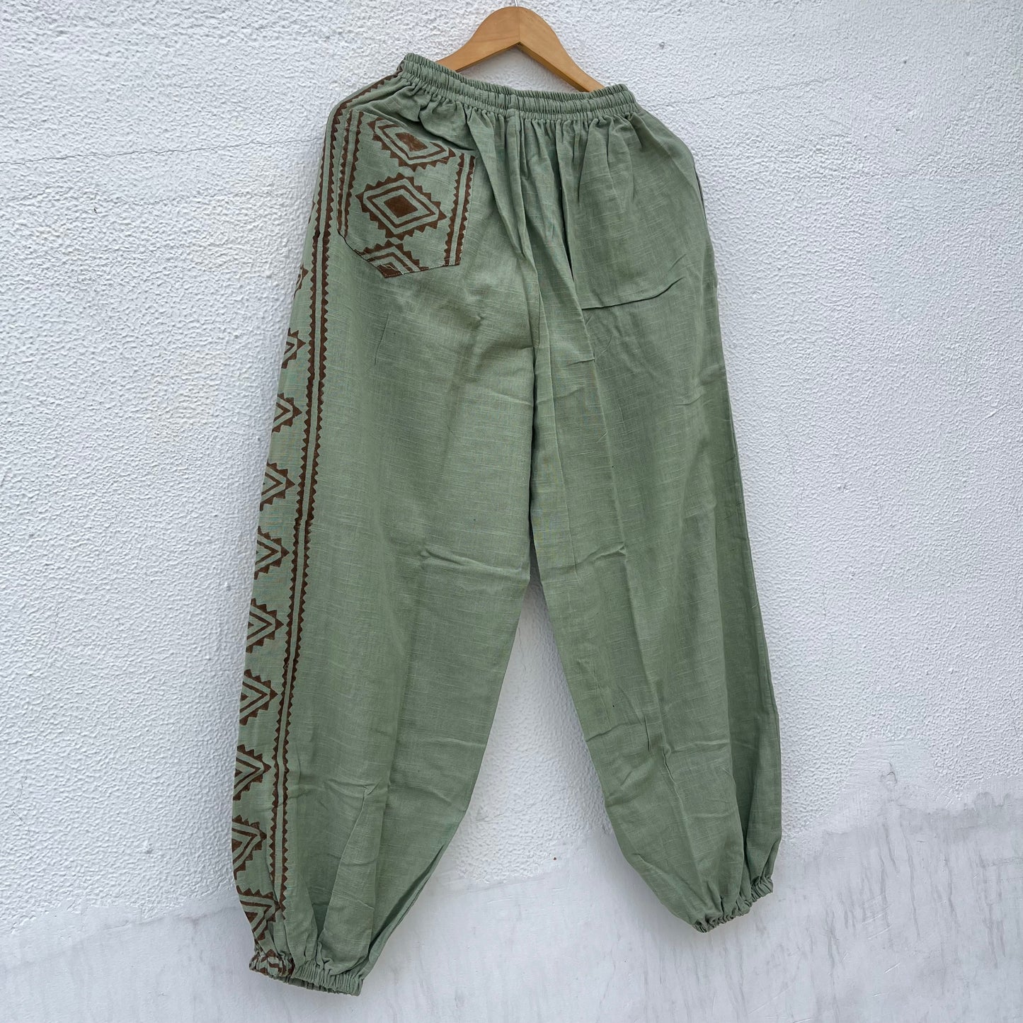 Moksha Cotton Pant- Sage Green
