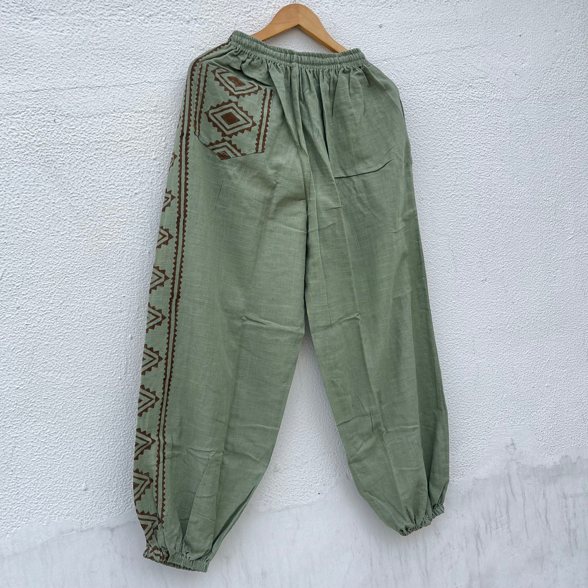 Moksha Cotton Pant- Sage Green