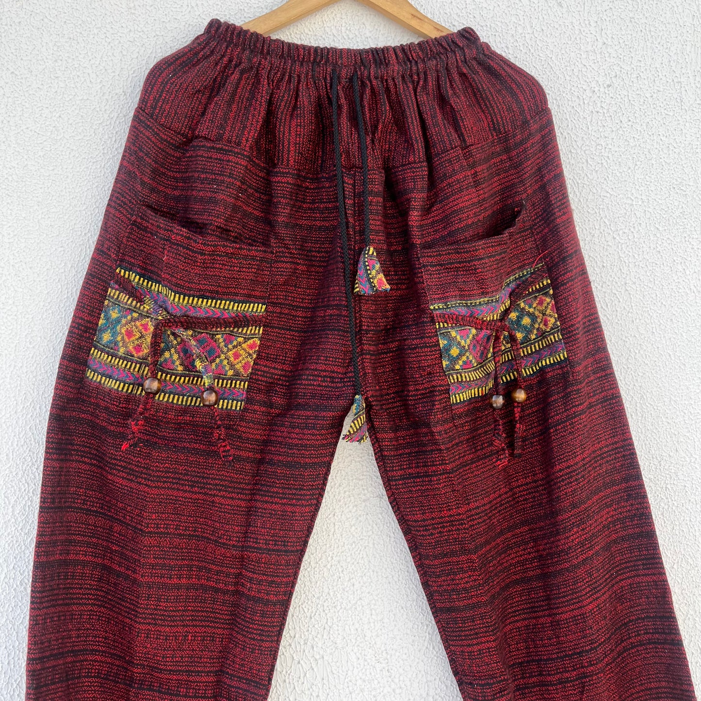 Woollen Pahadi Kullu Pants- Maroon