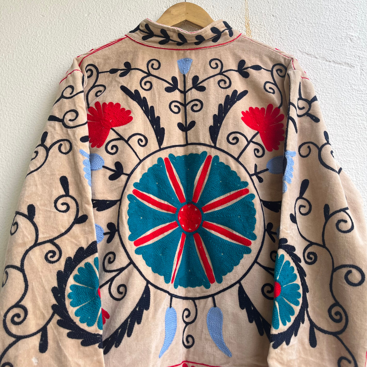 Jaipuri Thread Velvet Jacket