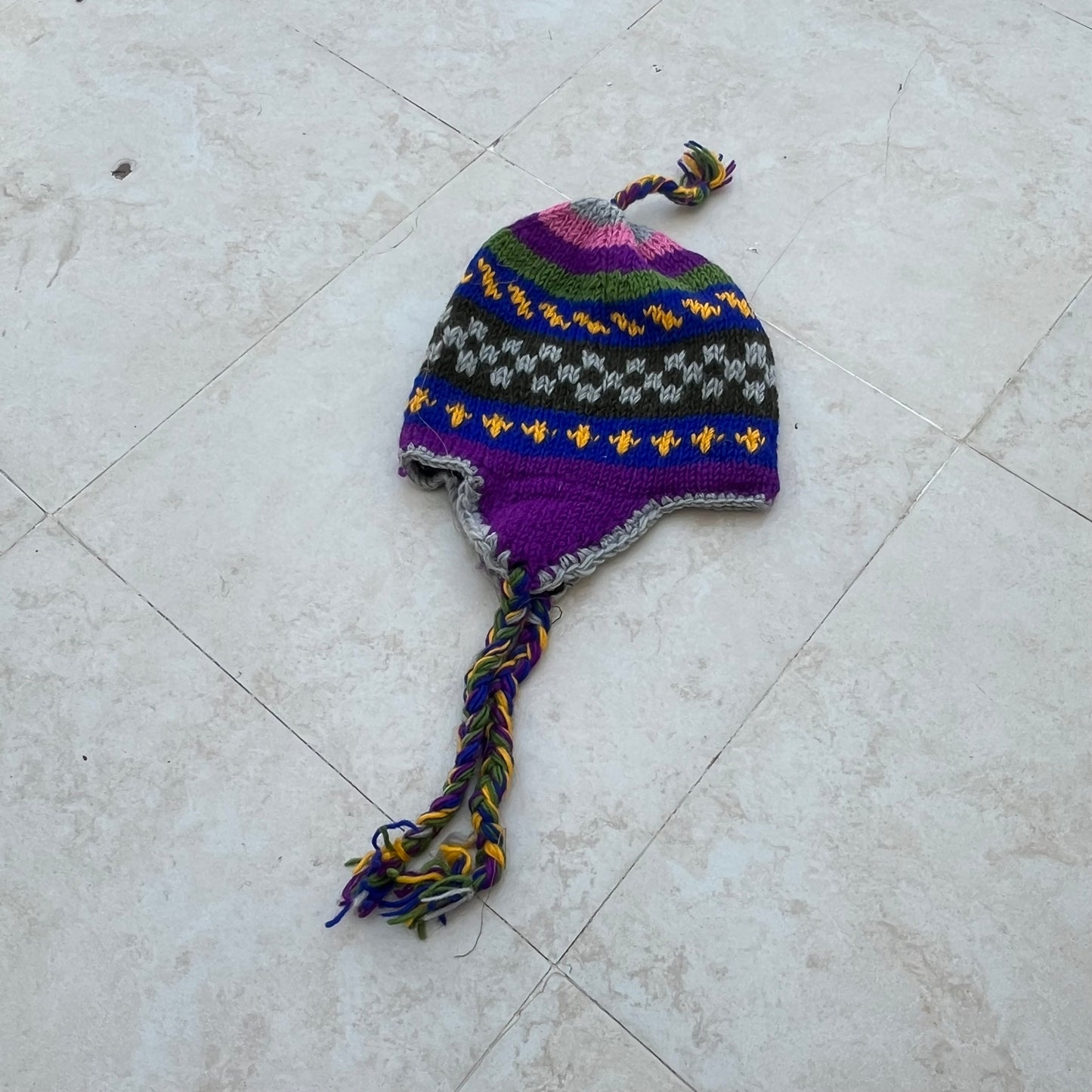 Winter Cap with braids