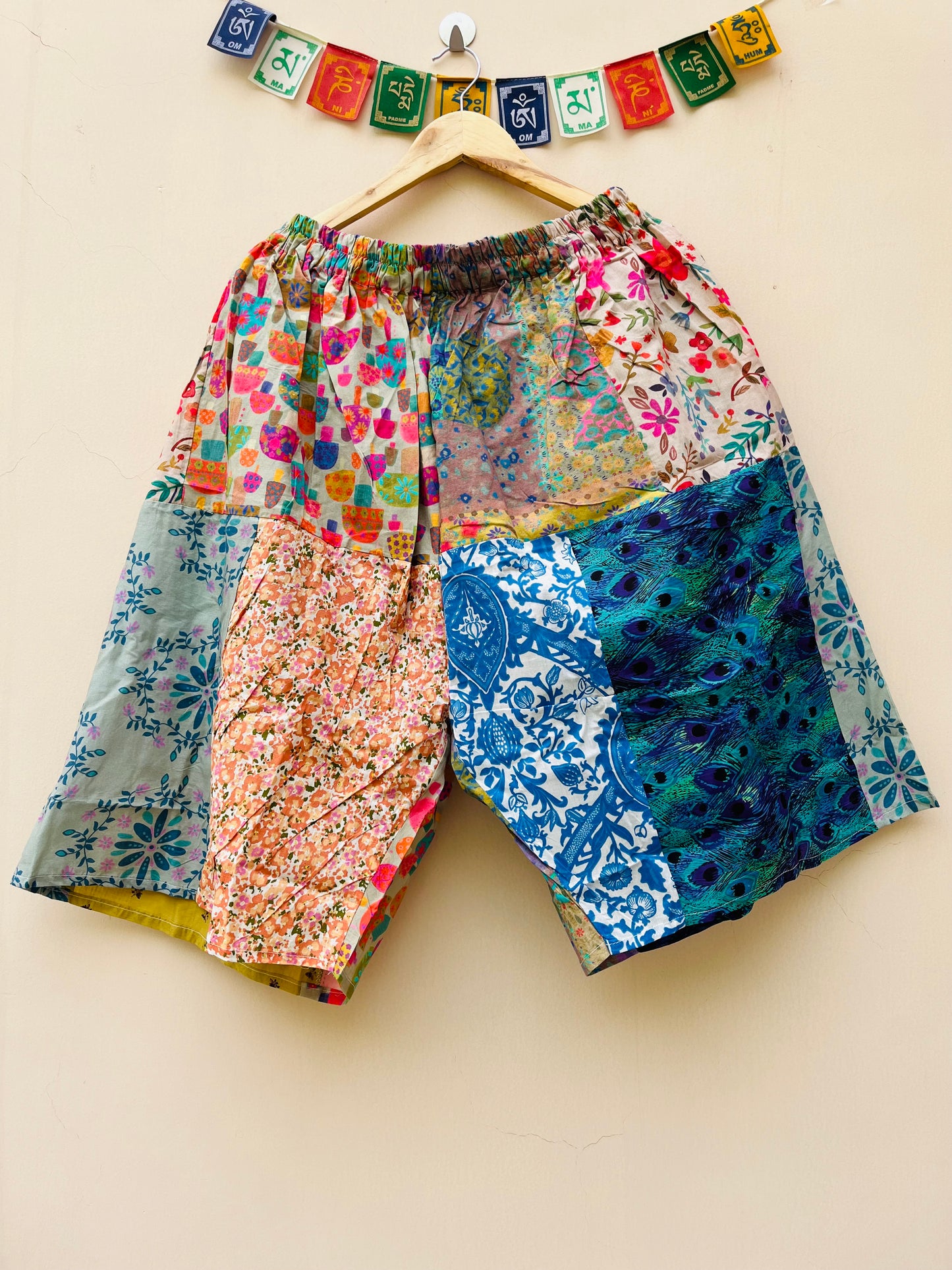 Baggy Patchwork Shorts