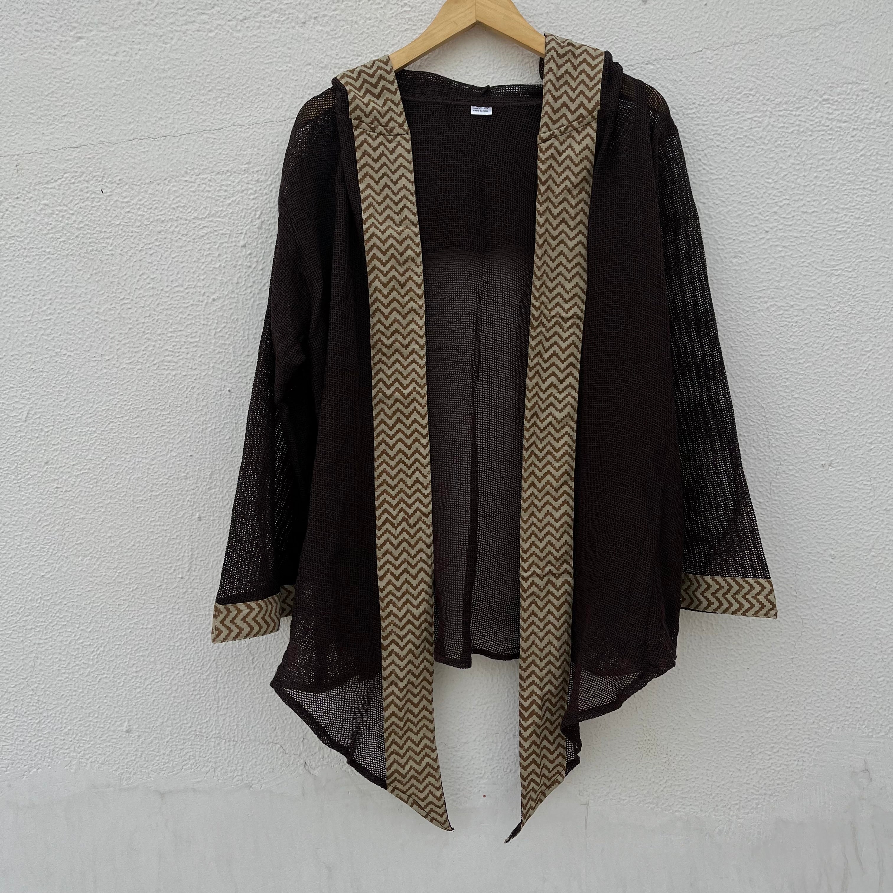 Kabira Cotton Shrug - Claywood Brown