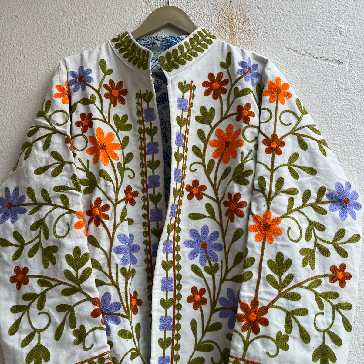 Jaipuri Thread Velvet Jacket